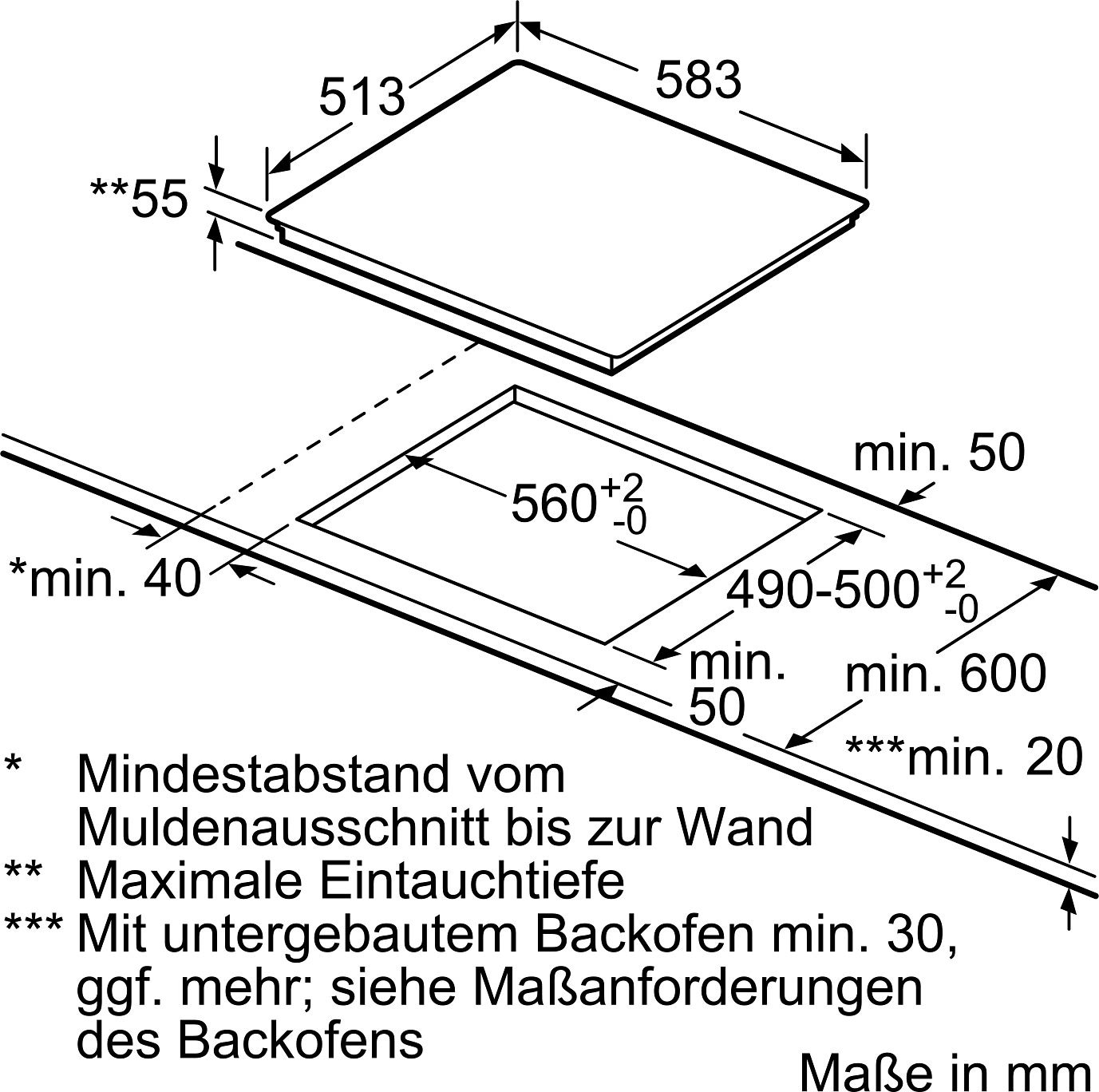 Flex-Induktions-Kochfeld bei CERAN®, Bratsensor SIEMENS EX645FXC1E, SCHOTT Plus OTTO von mit