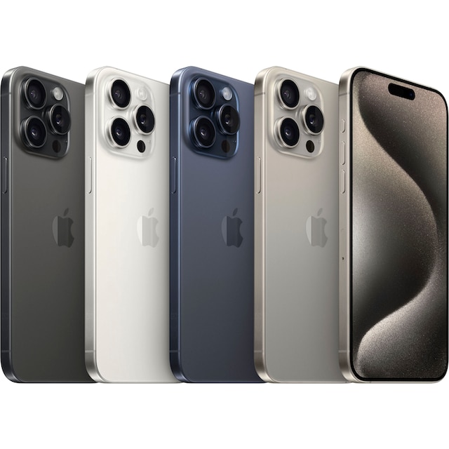 Apple Smartphone »iPhone 15 Pro Max 256GB«, White Titanium, 17 cm/6,7 Zoll,  256 GB Speicherplatz, 48 MP Kamera kaufen bei OTTO