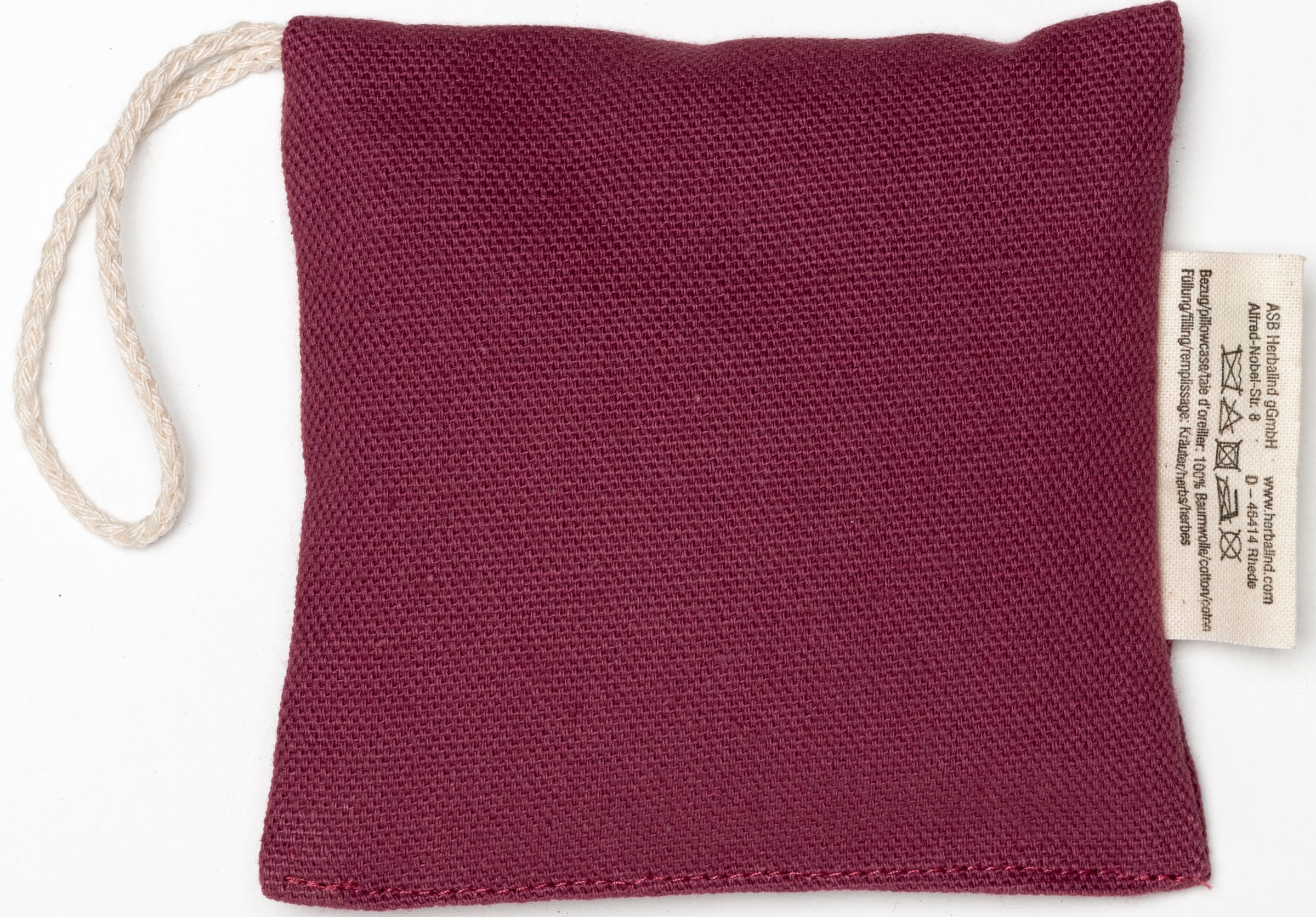 herbalind Duftkissen »Duftsachet 1300«, Bezug: 100% Baumwolle, (1 St.), mit Aufhängung 10x10 cm gefüllt mit Lavendel, Malve