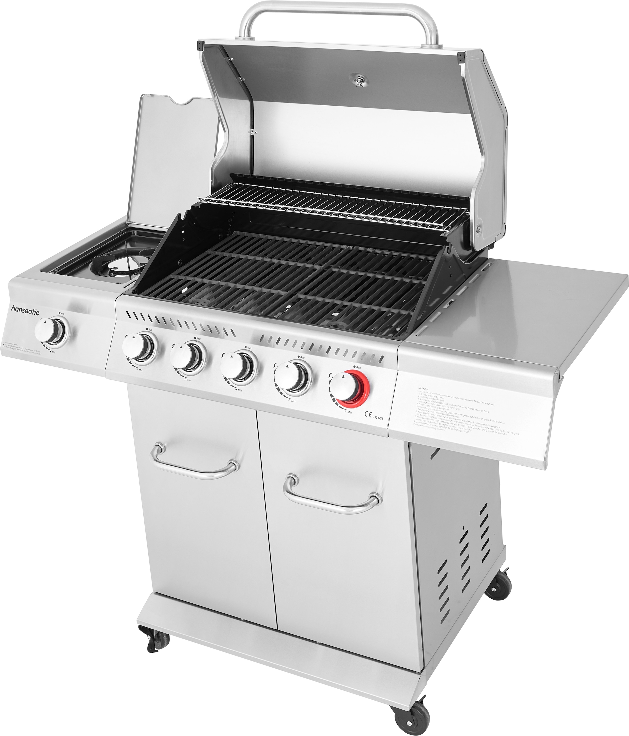 Hanseatic Gasgrill »Richland« inkl. 3 Jahre Herstellergarantie