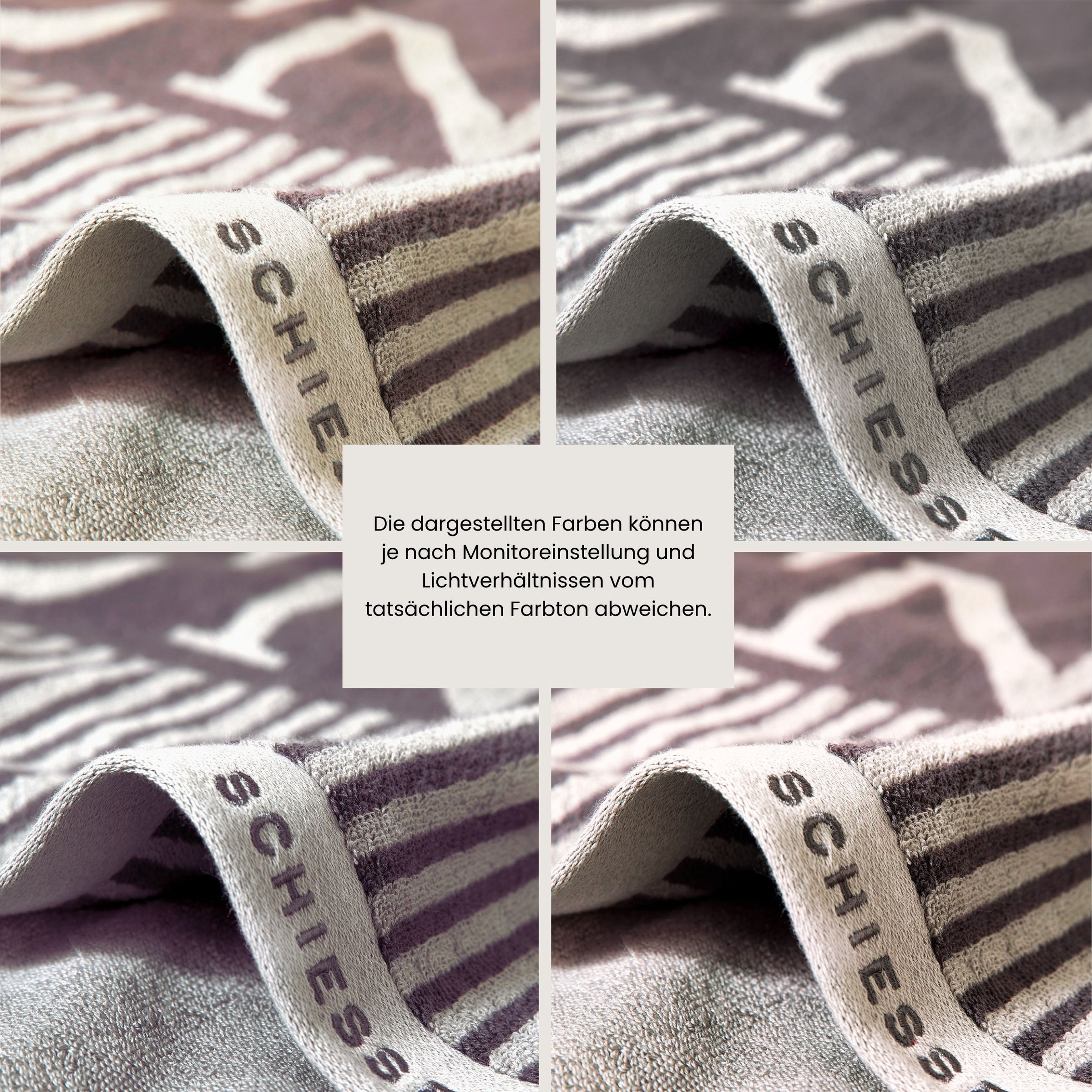 Schiesser Saunatuch »Rom aus garngefärbtem, kuschelweichem Baumwollfrottier« OEKO-TEX® MADE IN GREEN