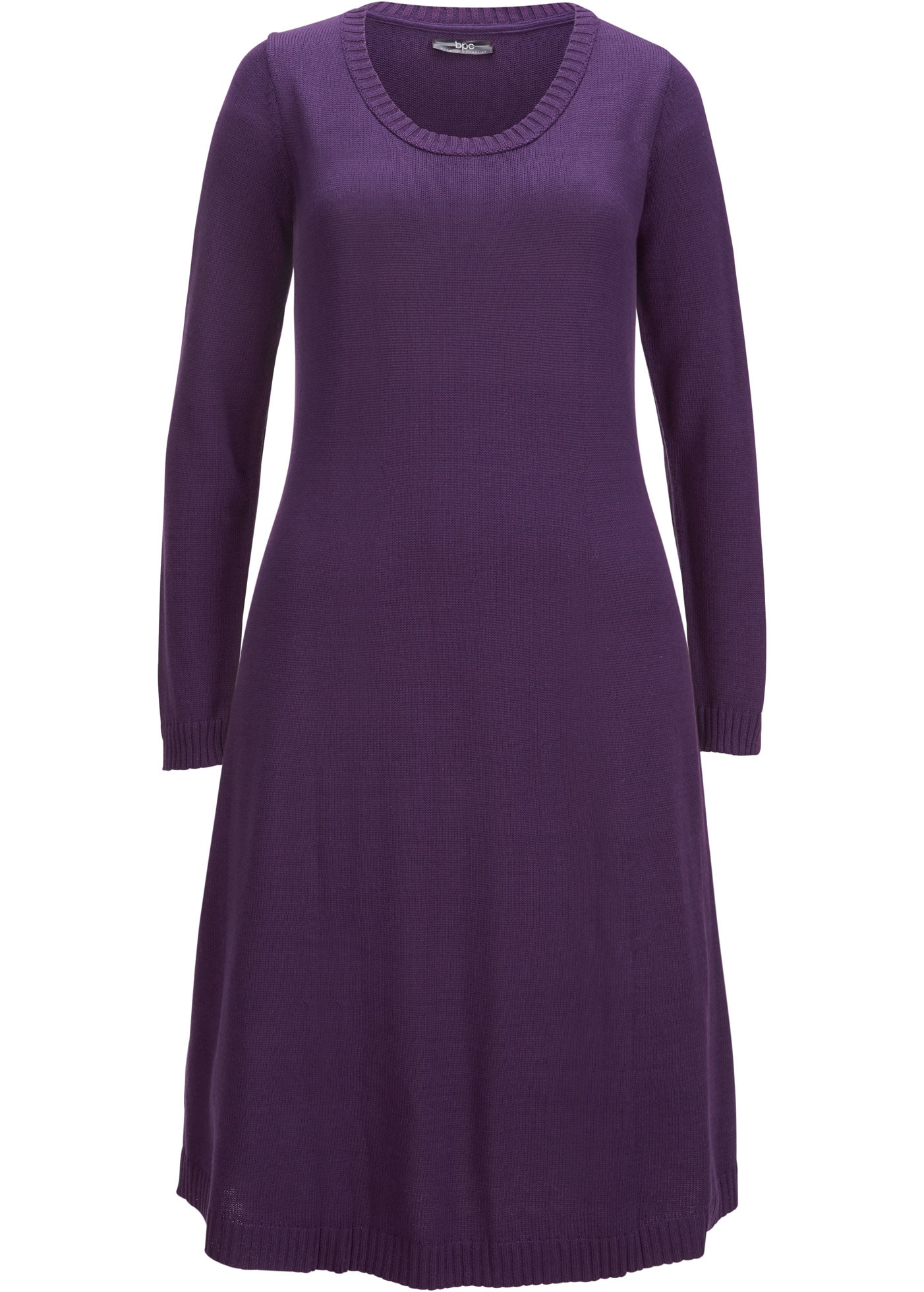 bonprix Strickkleid »Strickkleid in ausgestellter Form« Strickkleid in ausgestellter Form