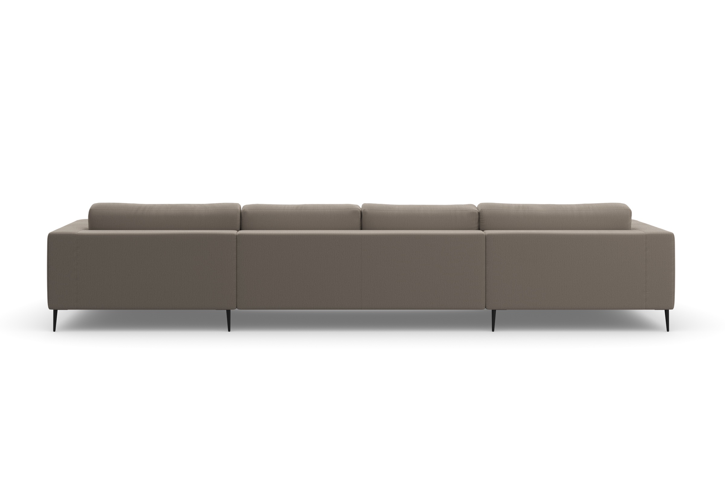 DOMO collection Wohnlandschaft »Modica U-Form«, XXL, in moderner Optik mit, 2 großzügigen Recamieren, auch in Cord