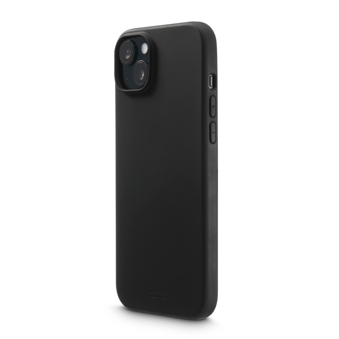 Hama Handyhülle »Handyhülle "Fantastic Feel" für Apple iPhone 15, Schwarz«, Apple iPhone 15, Kratzschutz und bezogene Seitentasten