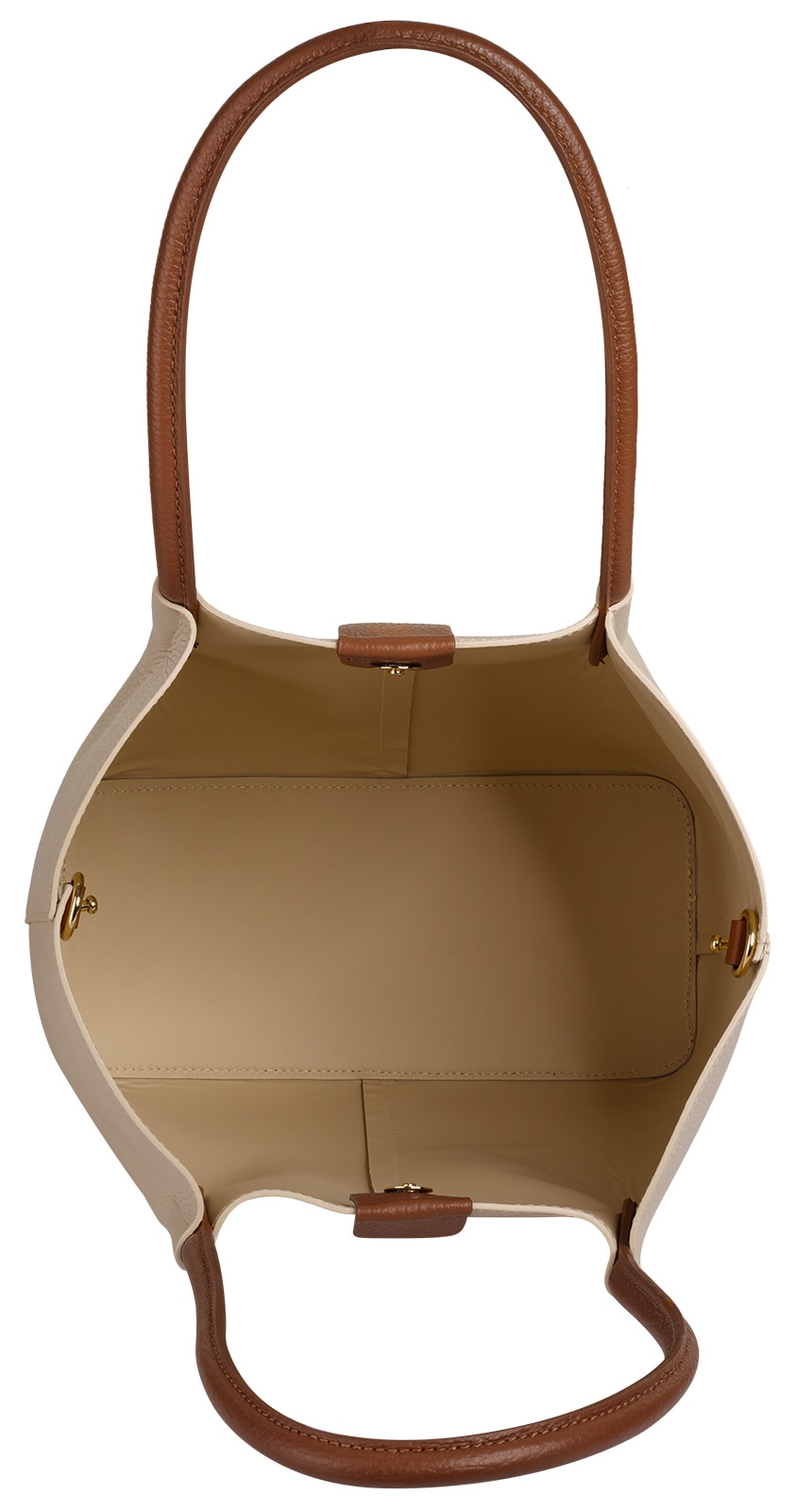 Samantha Look Henkeltasche echt Leder, Made in Italy