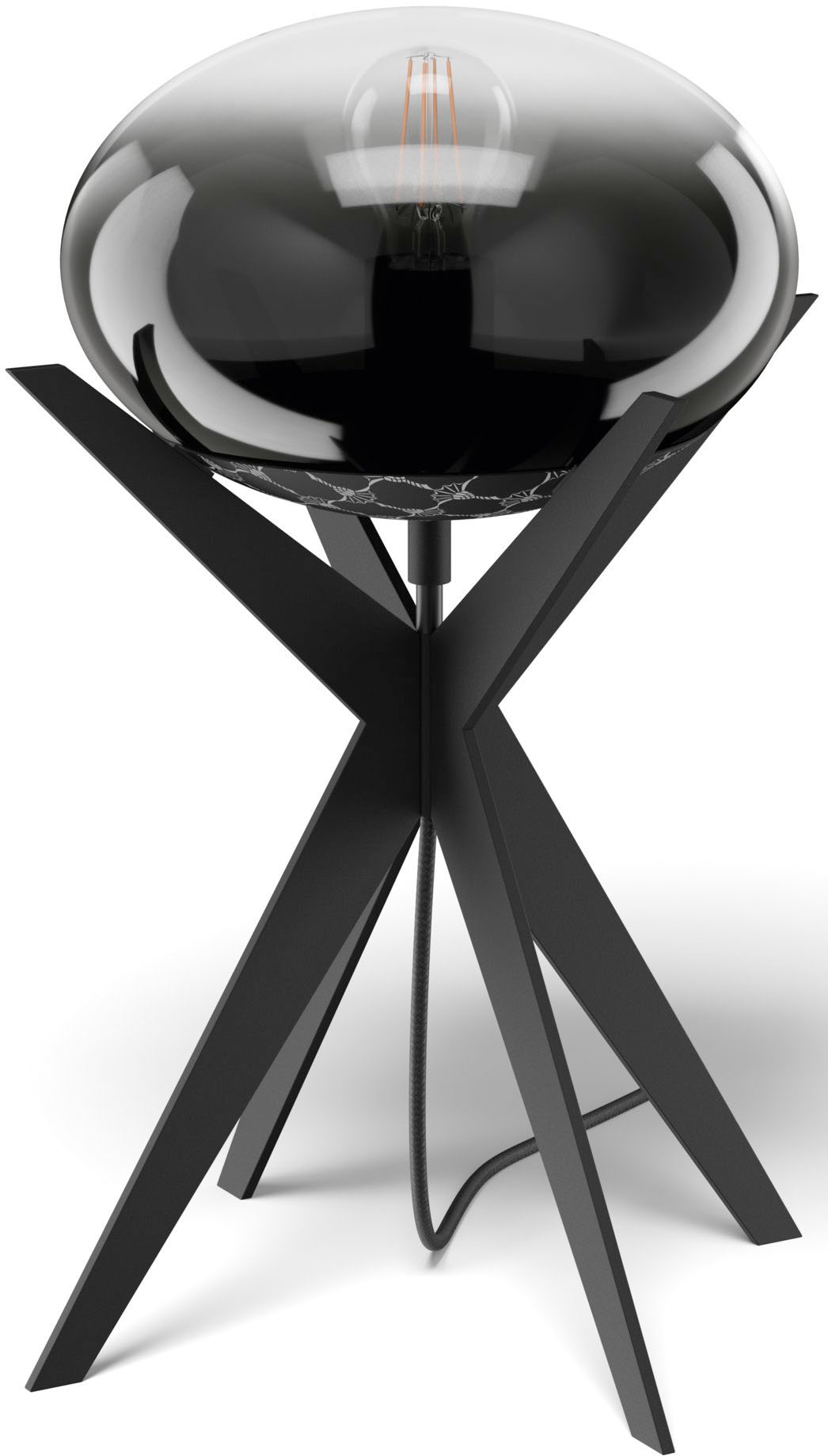 Joop! Tischleuchte »CURVES LIGHTS«, mit Extra-White-Glaskugel mit feinem  Farbverlauf zu Rauchglas-Optik bestellen online bei OTTO
