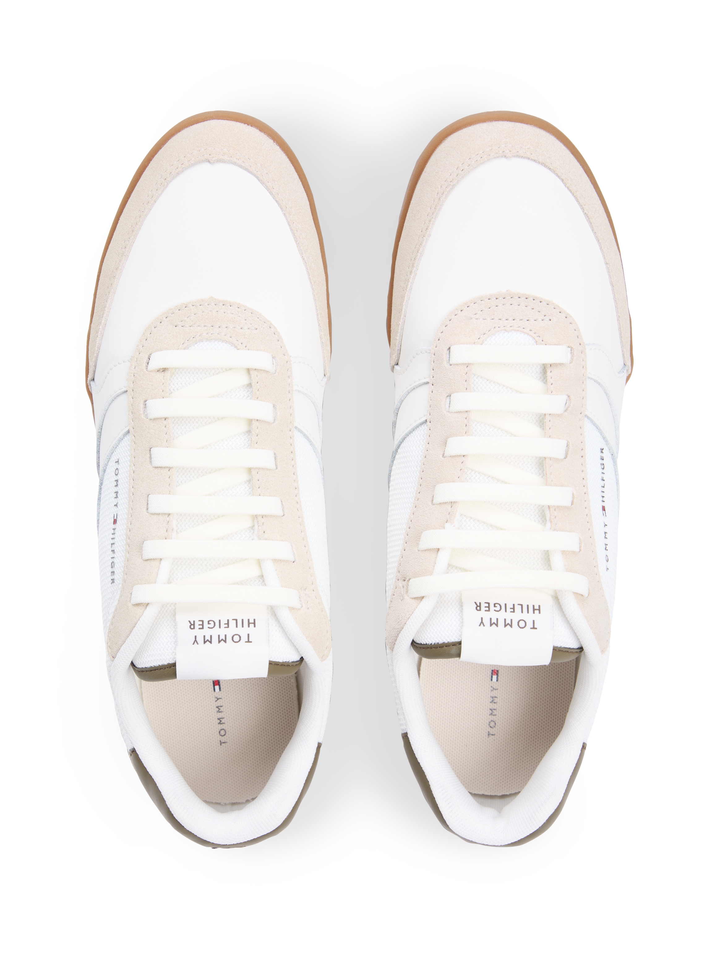 Tommy Hilfiger Slip-On Sneaker »LOPRO LTH MIX RWB«  Freizeitschuh, Halbschuh, Schlüpfschuh mit Kontrastbesatz an der Ferse