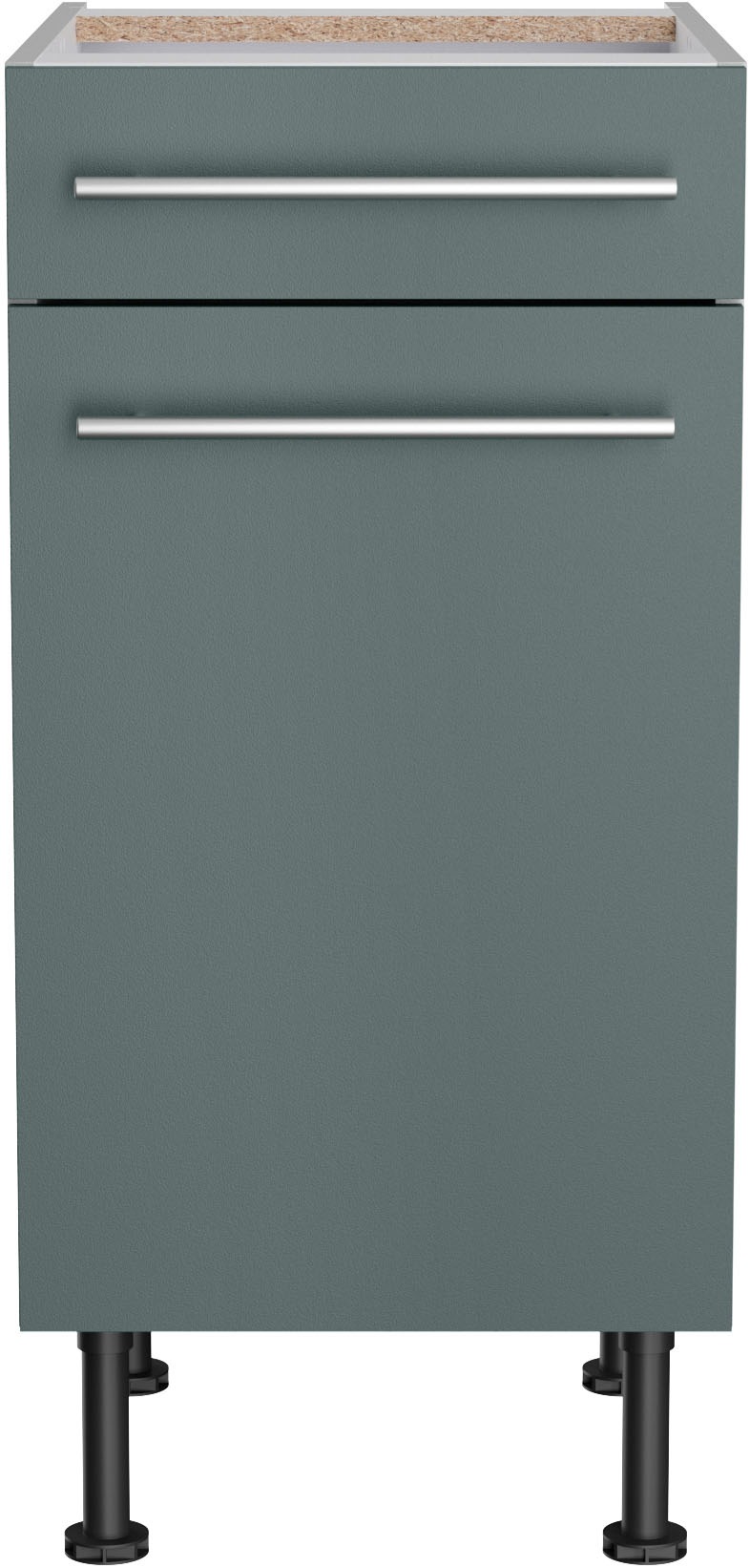 KOCHSTATION Unterschrank »KS-Bern2«, Breite 40 cm, 1 Tür, 1 Schubkasten, 1 Einlegeboden