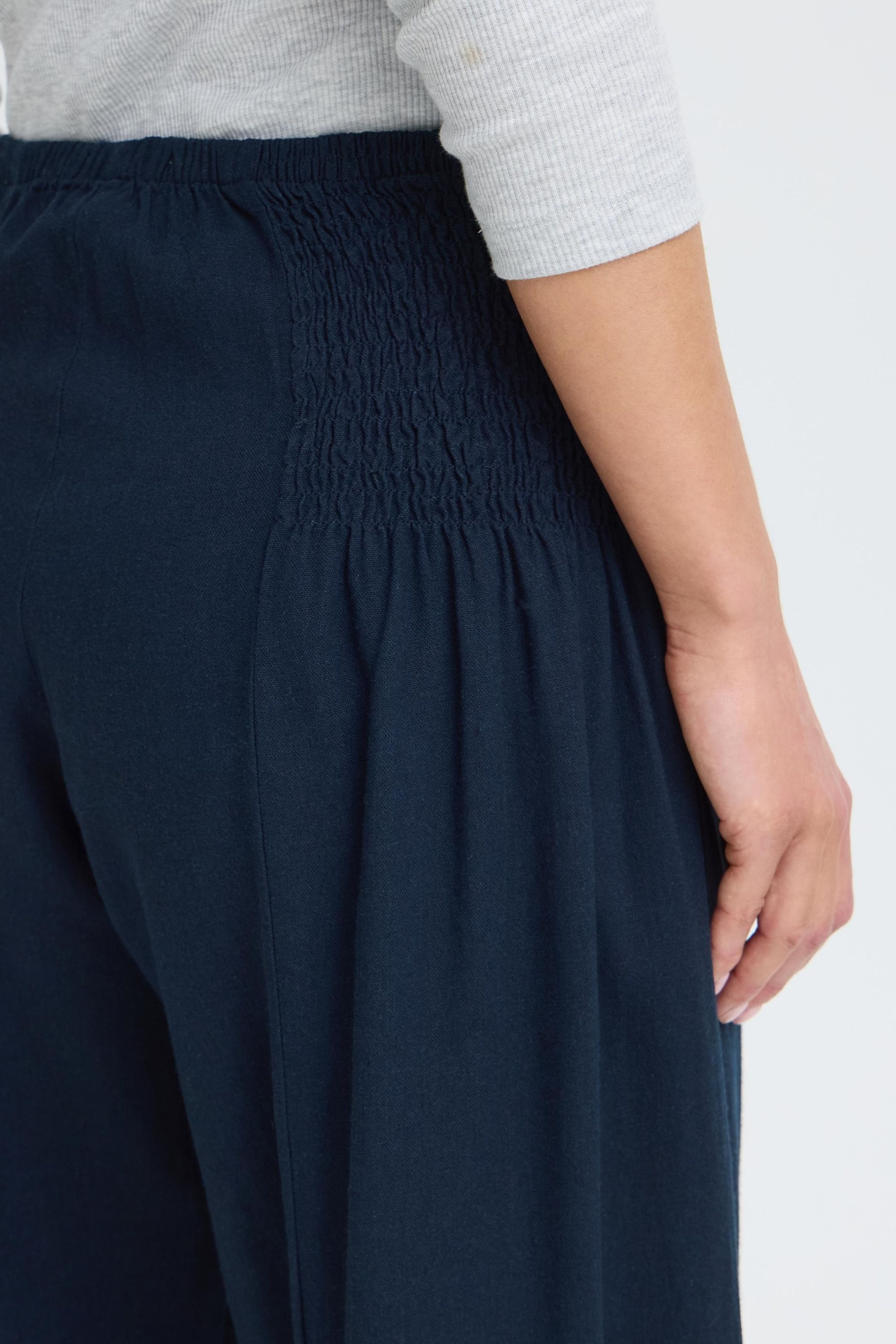 OXMO Loungehose »Loungehose OXNInna Linen Mix Relaxed Fit«