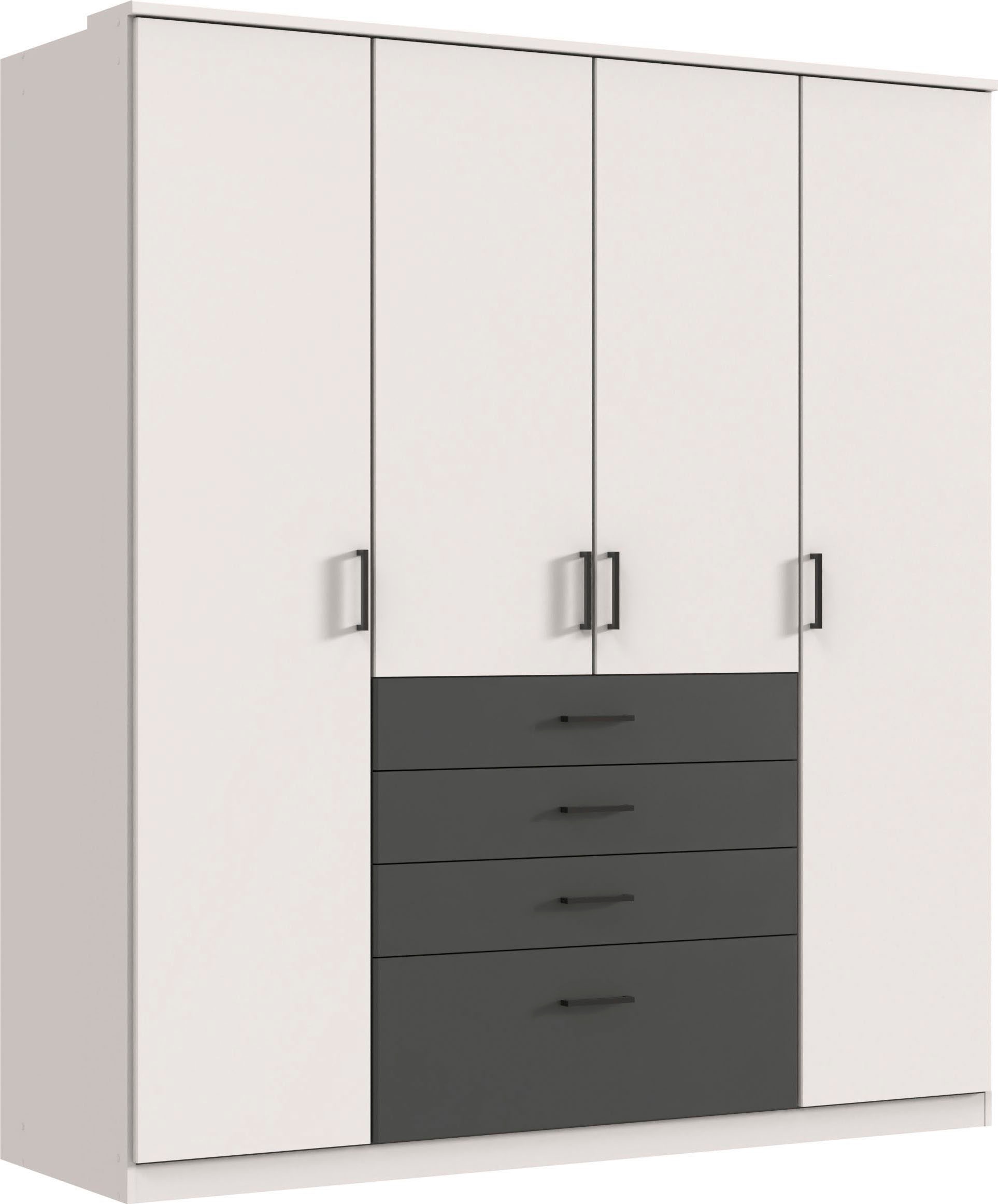 Wimex Kleiderschrank »Cottbus in weiß, Größe B/H/T: 180 cm x 199 cm x 58 cm