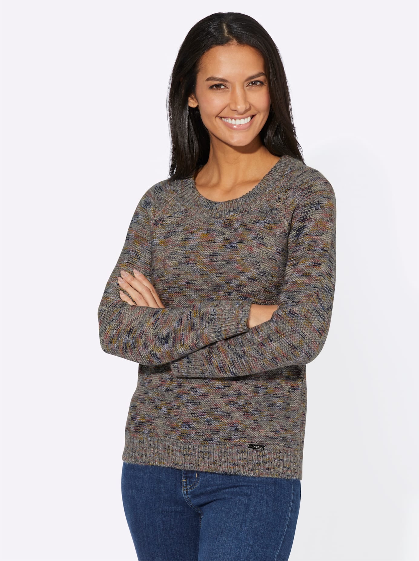 Casual Looks Rundhalspullover »Pullover«
