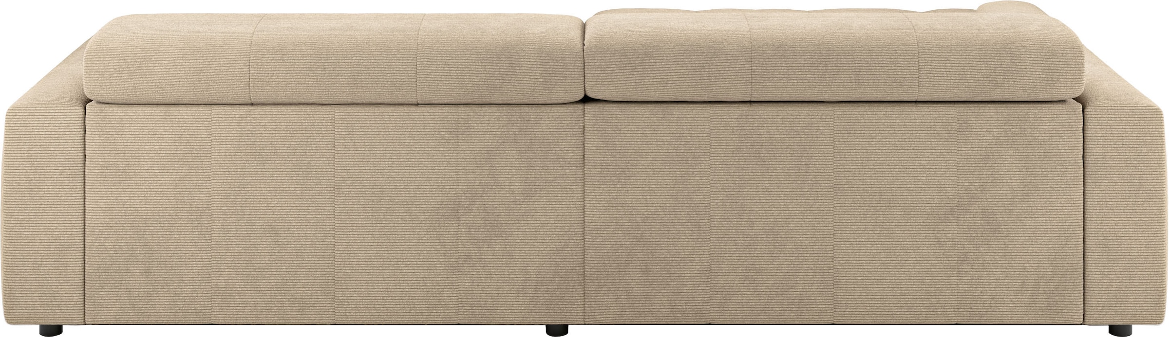 3C Candy Ecksofa »Denver auch mit Cord- und Easy care-Bezug,  Kopfteilverstellung L-Form« wahlweise. mit motorischer Sitztiefenverstellung