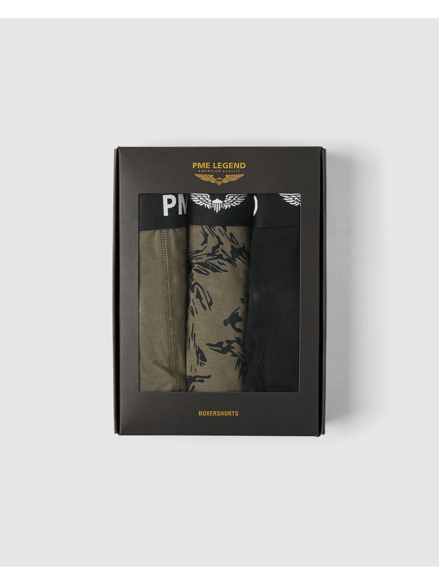 PME LEGEND Boxershorts Packung, 3 Stk. mit Logobund