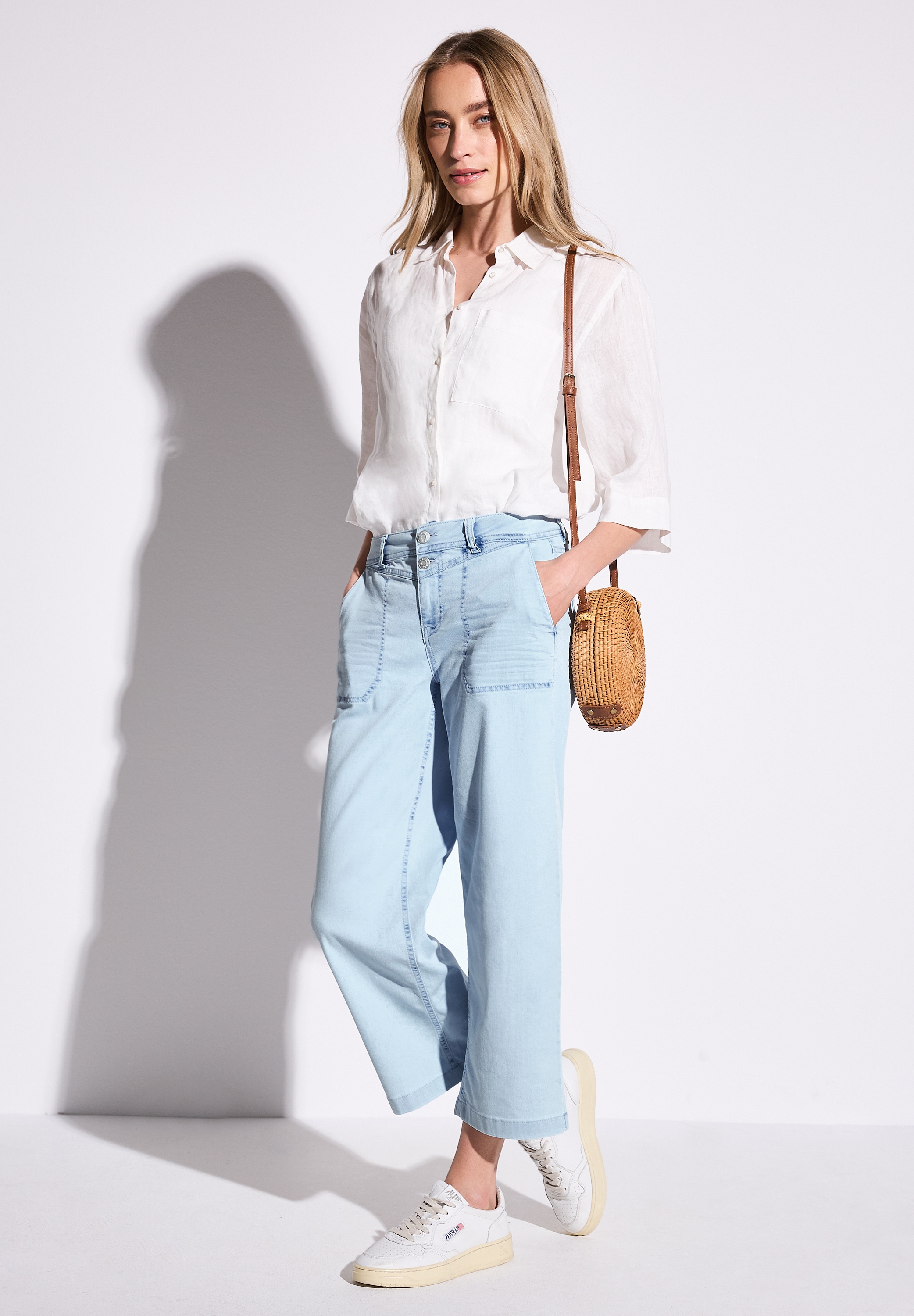 STREET ONE Weite Jeans, mit Taschen