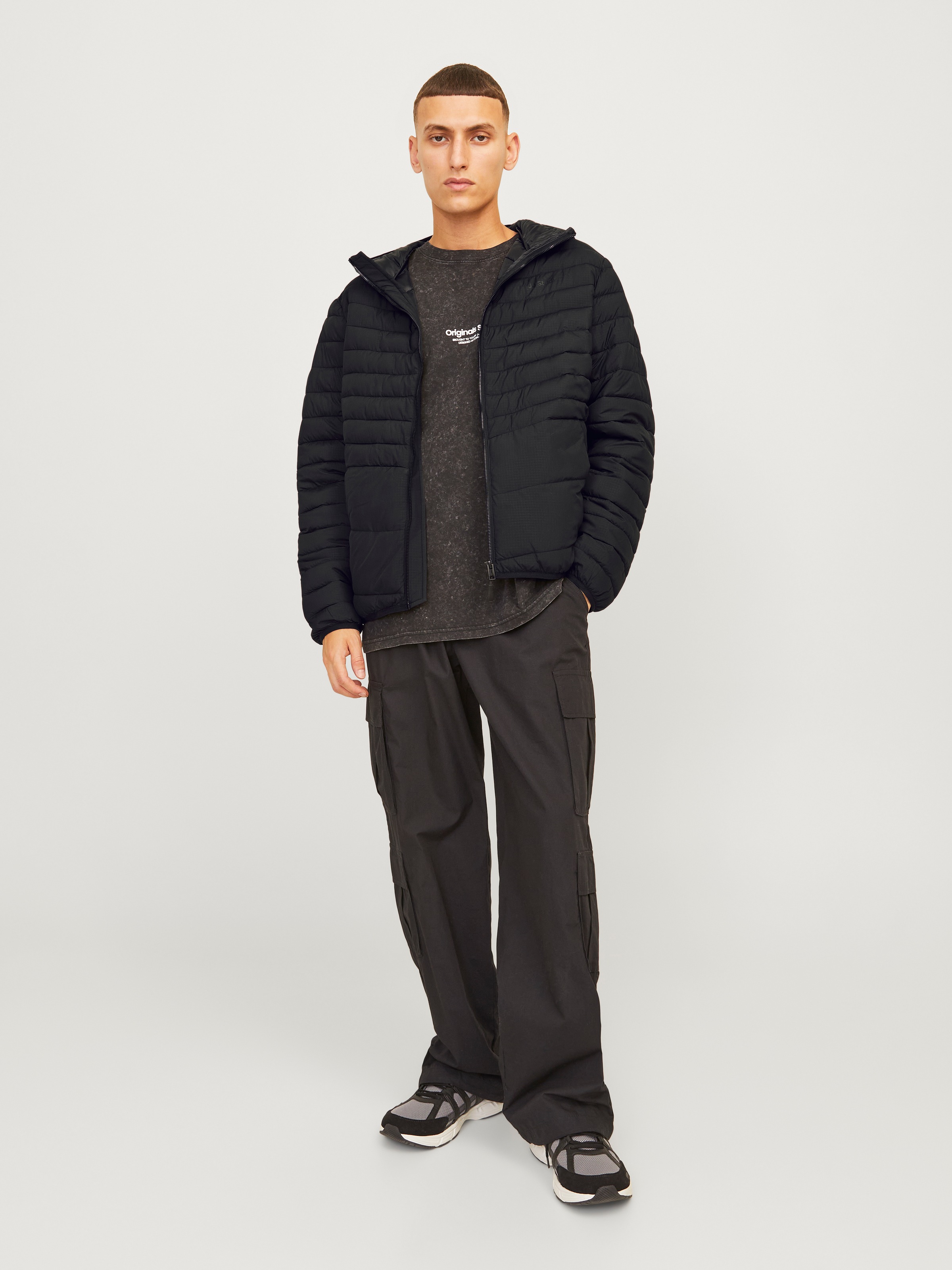 Jack & Jones Steppjacke »JJESTATE PACKABLE PUFFER HOOD NOOS«, mit Kapuze, mit Kapuze