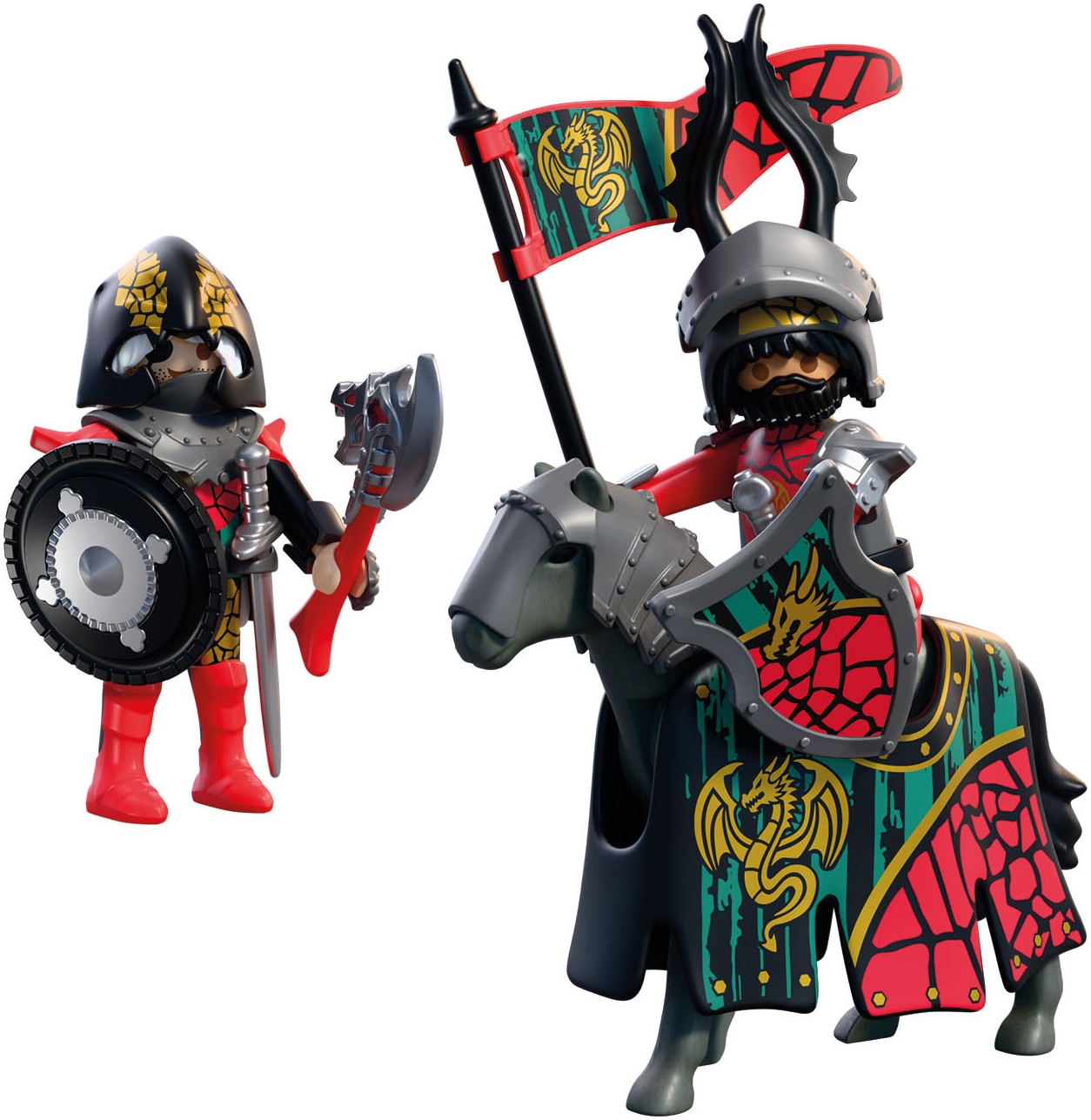 Playmobil® Konstruktions-Spielset »Anführer Drachenritter (72118), Knights« Made in Europe