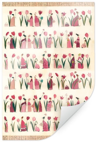 Tulpen (1 Poster Bild, Rote St.), Küche«, Wandposter »Esszimmer bei OTTO Blumen, bestellen online Wandbild, Wall-Art Poster,