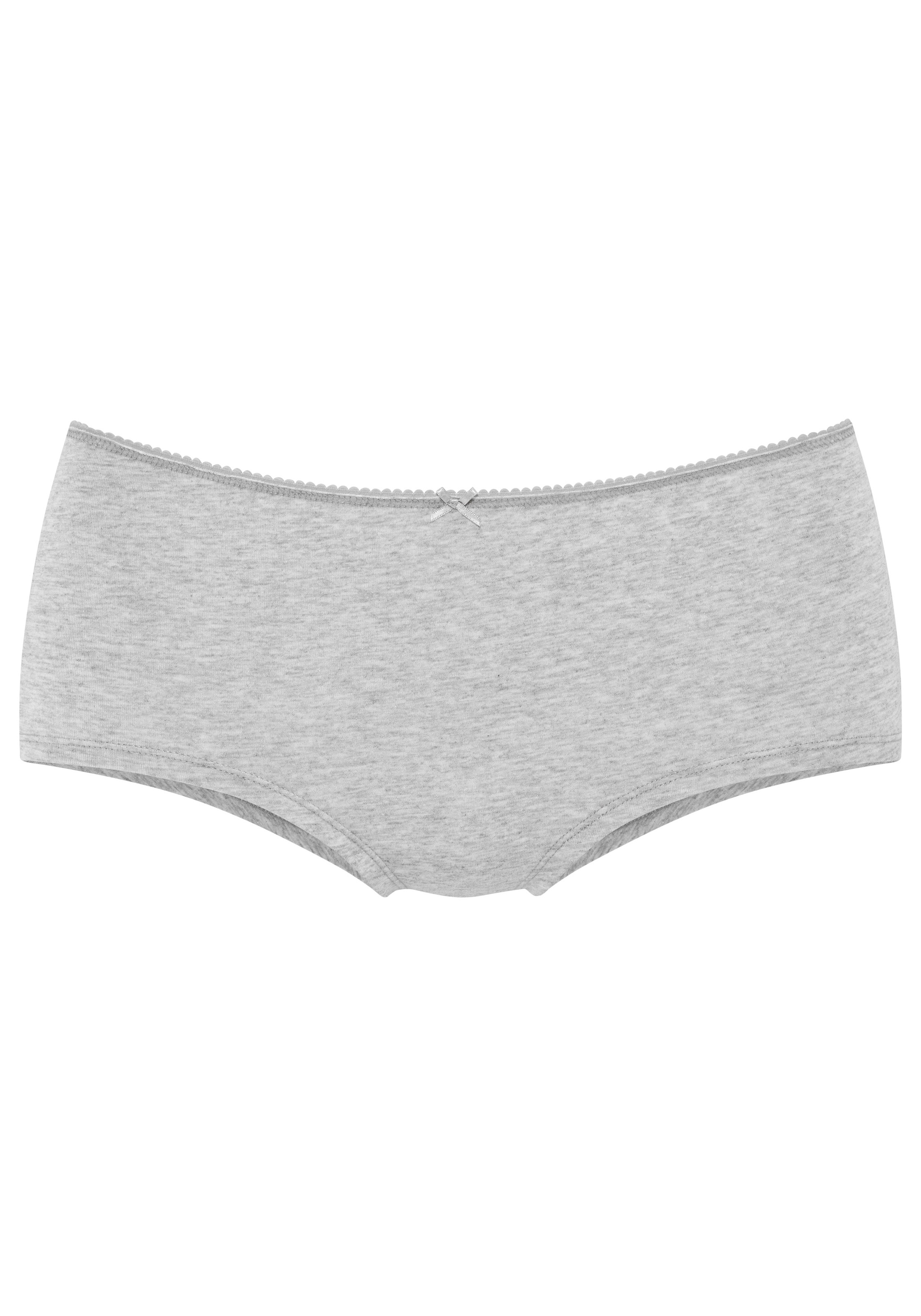Vivance Panty 5er Pack,  mit kleiner Häkelkante, angenehme Baumwollqualität