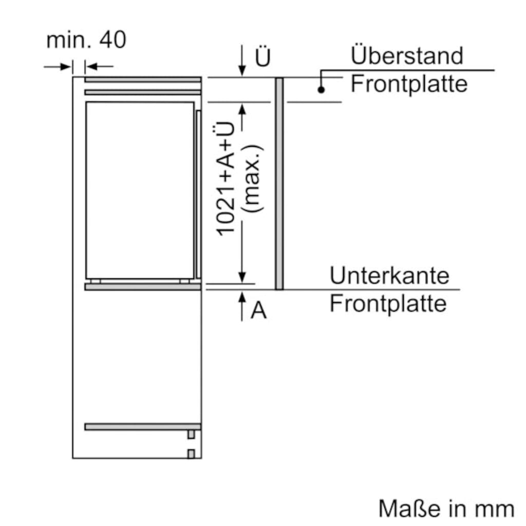 BOSCH Einbaukühlschrank »KIL32NSE0«, KIL32NSE0, 102,1 cm hoch, 54,1 cm breit
