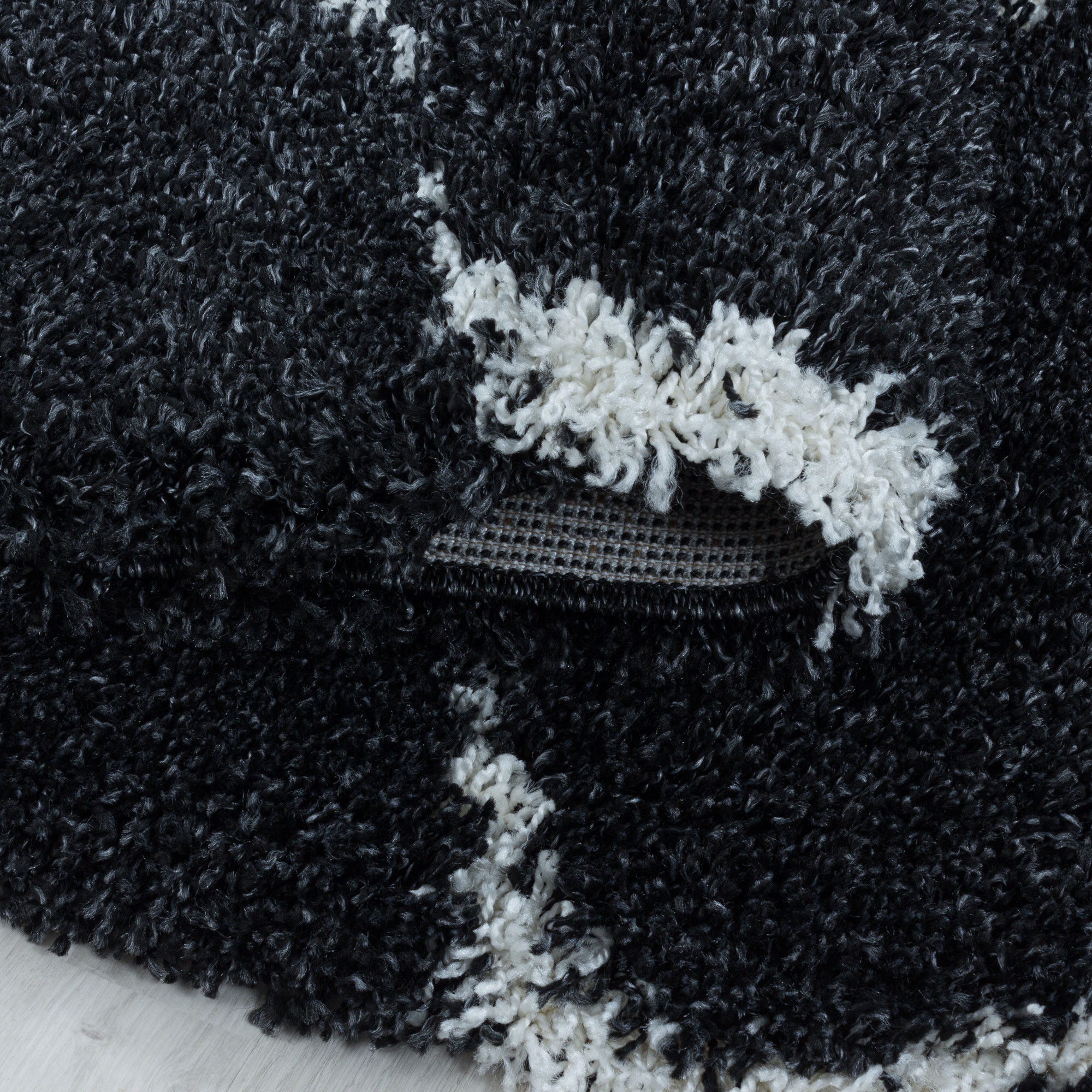 Ayyildiz Teppiche Hochflor-Teppich »SALSA 3201«, rund, 50 mm Höhe, auch rechteckig, Pflegeleicht / Strapazierfähig / Shaggy/ Wohnzimmer