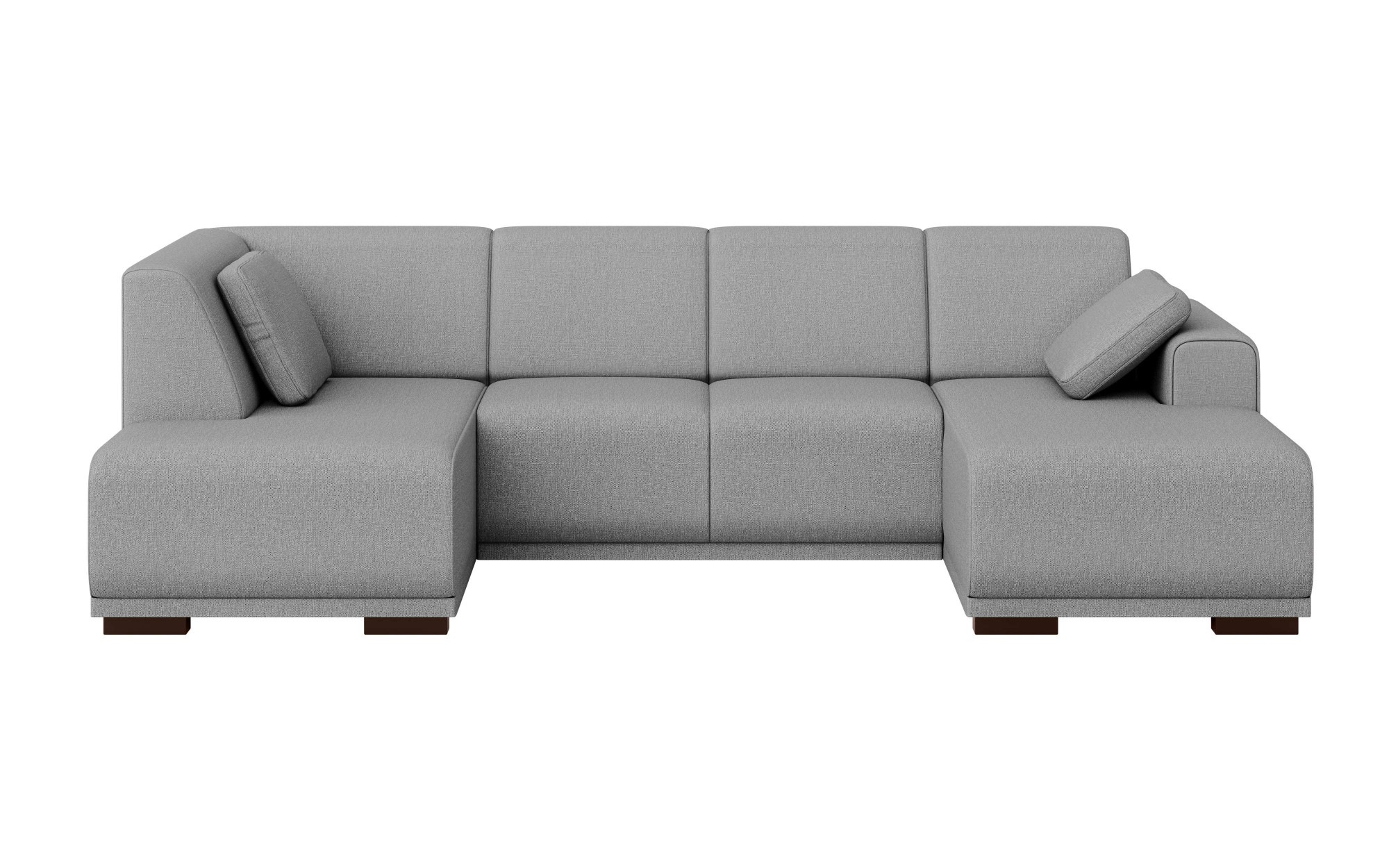 Home affaire Wohnlandschaft »BORNHOLM U-Form mit Recamiere rechts/links, B/T/H: 300/162/85 cm« U-Form mit Wellenunterfederung, Recamiere rechts oder links bestellbar