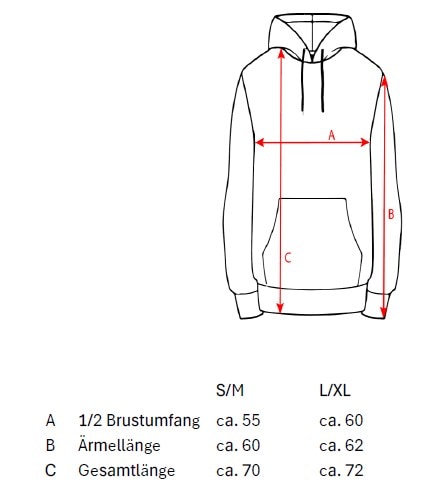 Zwillingsherz Hoodie »"Alissa 2.0"«, mit SMILE Stickerei vorne und hinten