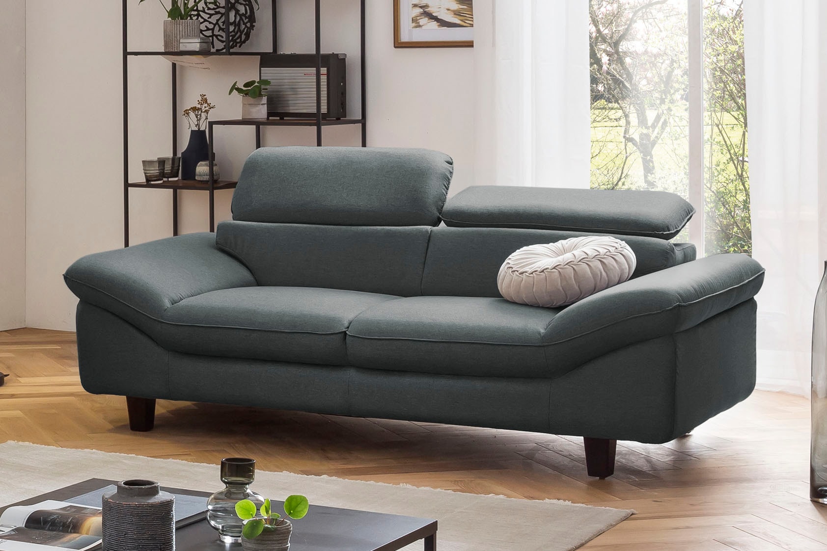 Home affaire 3-Sitzer »Pilot«, Big-Sofa mit Kopfteilverstellung