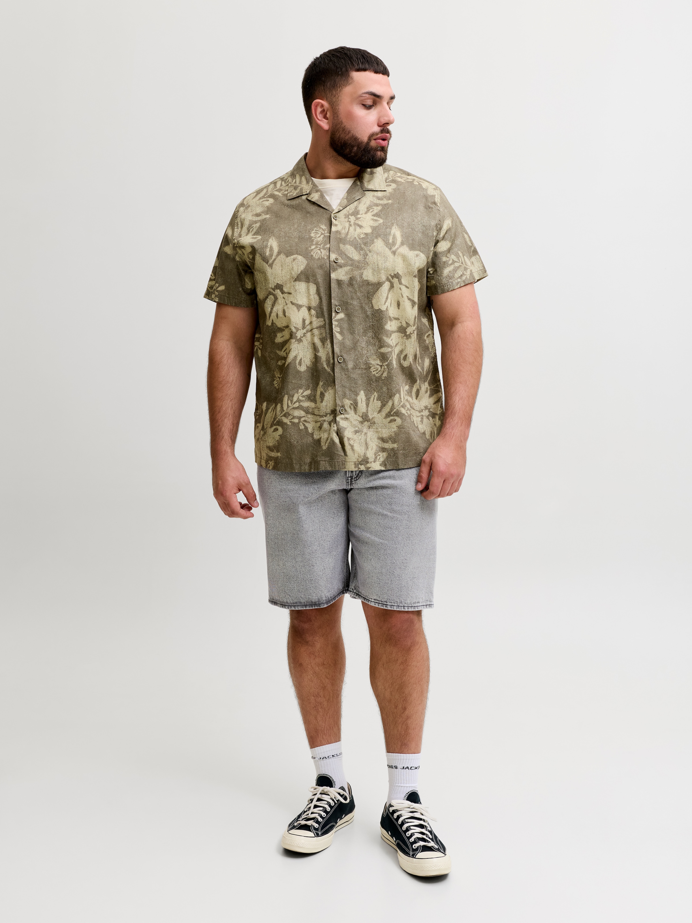 Jack & Jones PlusSize Jeansbermudas »JJITONY JJORIGINAL SHORT« Five-Pocket-Design, relaxed fit