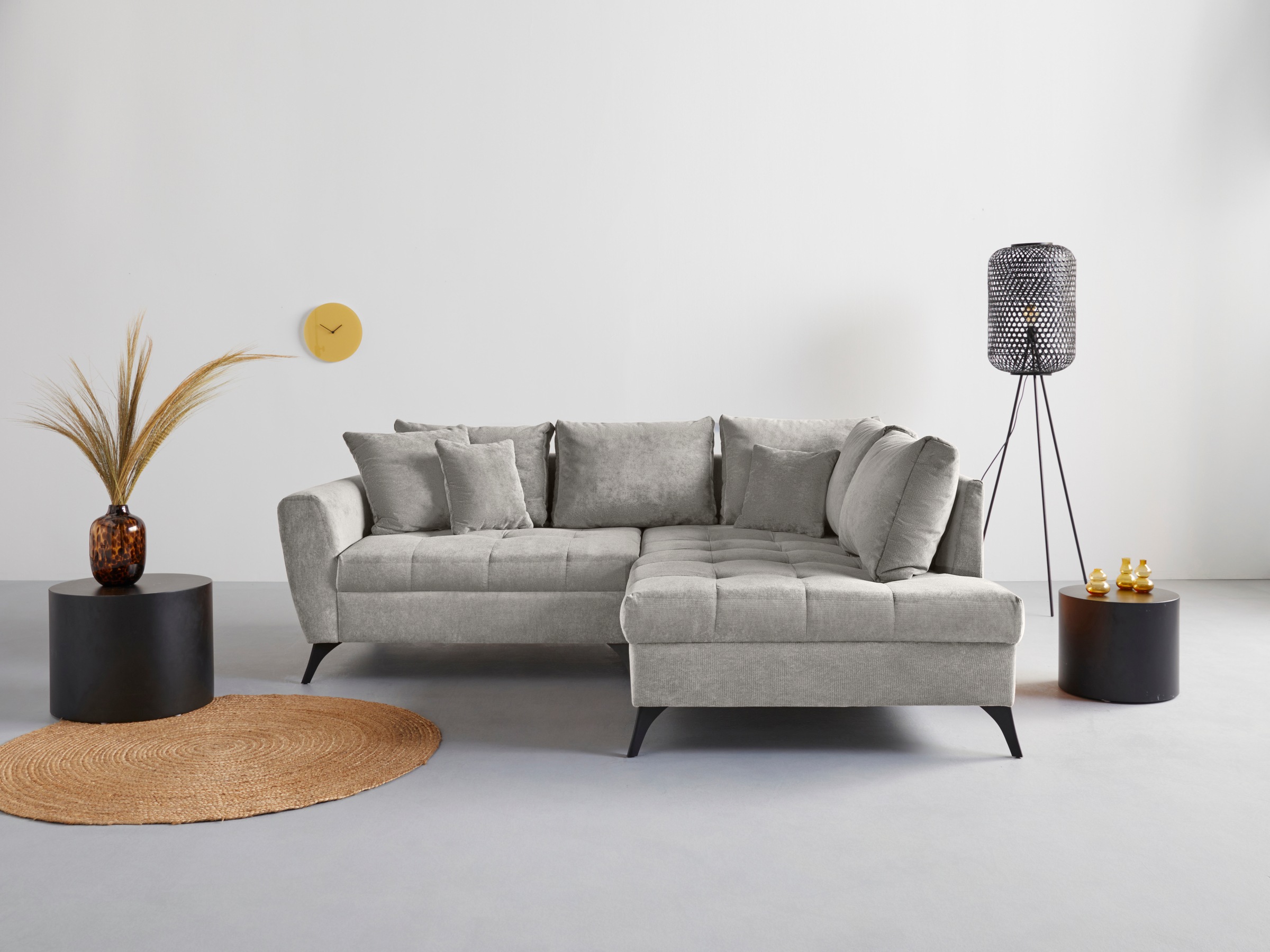 INOSIGN Ecksofa »Lörby L-Form«, Belastbarkeit bis 140kg pro Sitzplatz, auch mit Aqua clean-Bezug