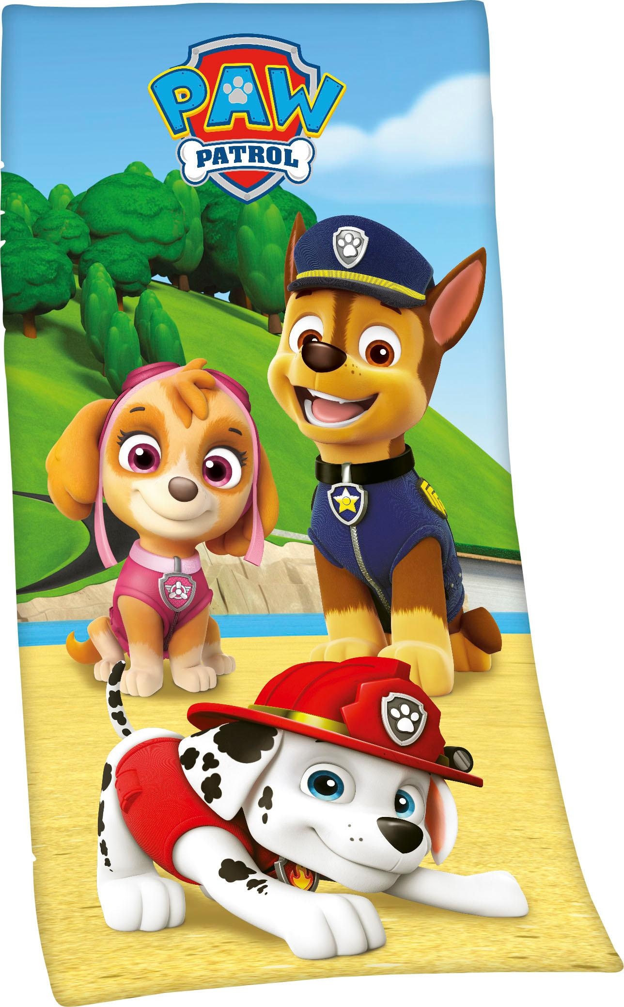 PAW PATROL Badetuch »Paw Patrol«, (1 St., Badetuch 75 x 150 cm), mit niedlichem Motiv