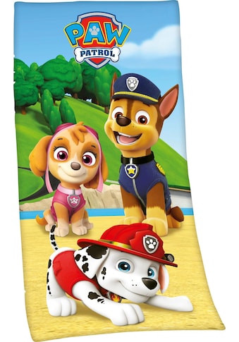 Badetuch »Paw Patrol«, (1 St.), mit niedlichem Motiv