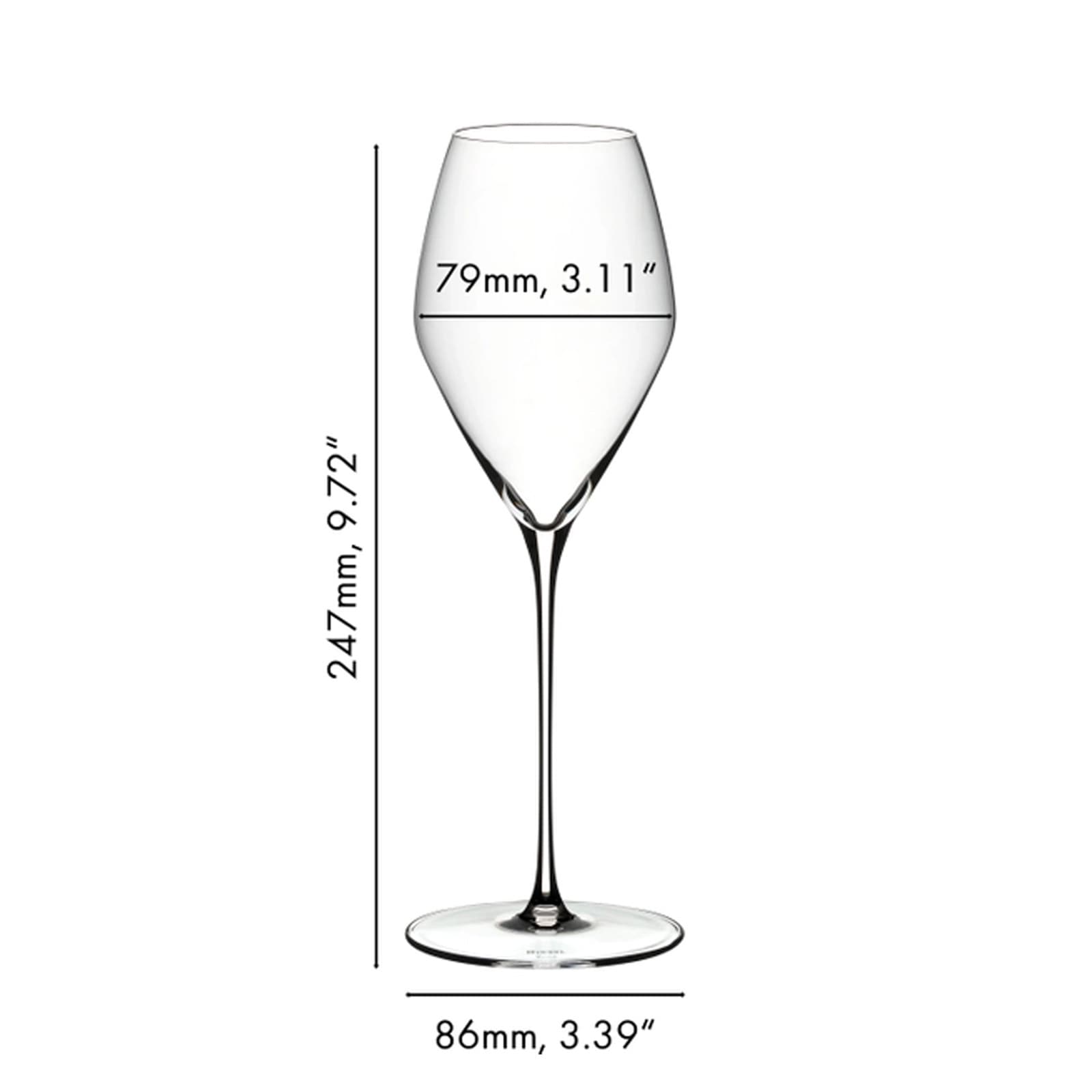 RIEDEL THE WINE GLASS COMPANY Weinglas »Rosé Weingläser Veloce 347 ml 2er Set transparent«