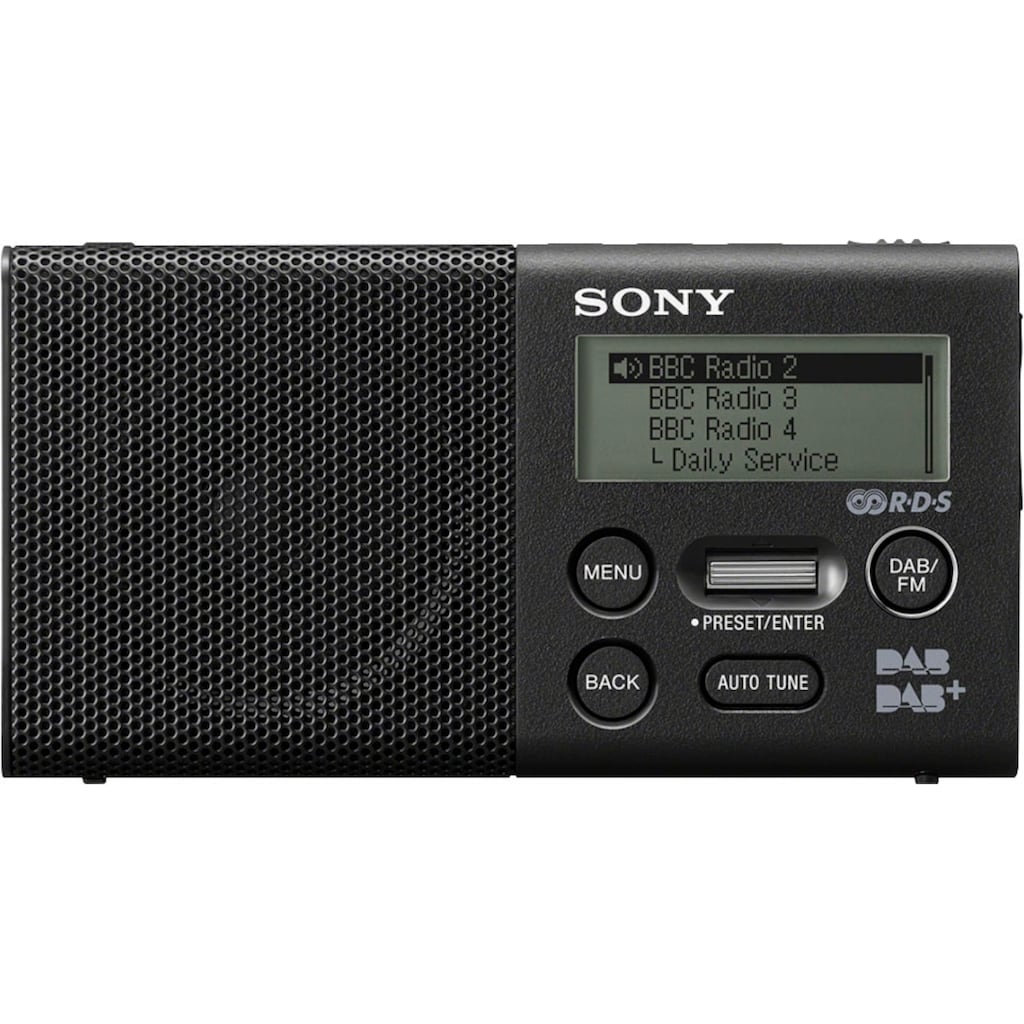 Sony Digitalradio (DAB+) »XDR-P1DBP«, (Digitalradio (DAB+)-FM-Tuner 1,5 W)