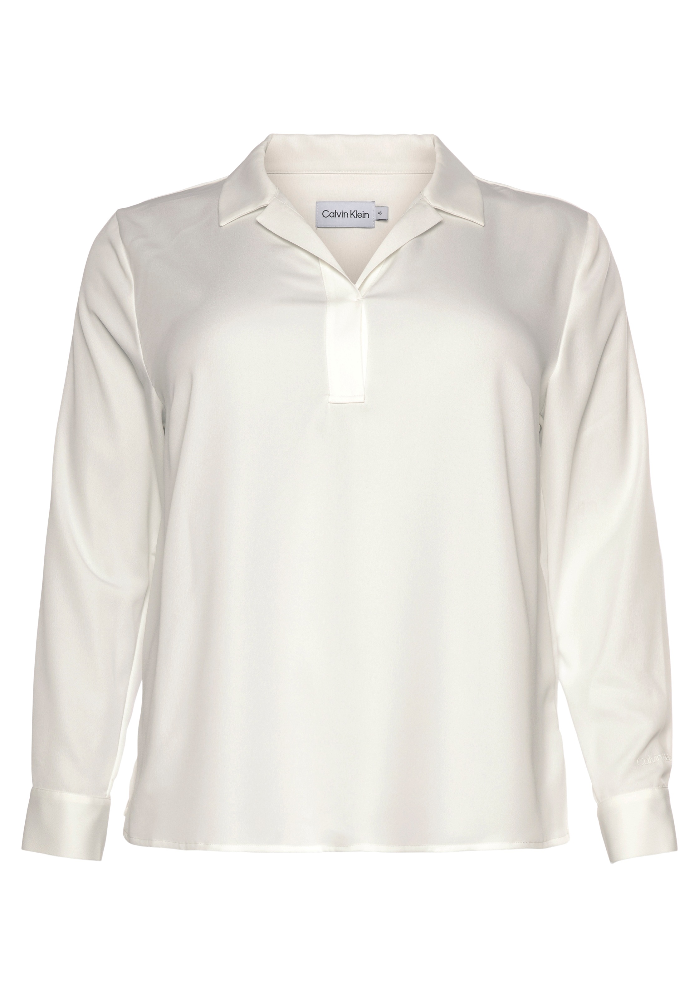 Calvin Klein Curve Schlupfbluse »INCLUSIVE RECYCLED CDC BLOUSE«, aus hochwertigem Crepe de Chine