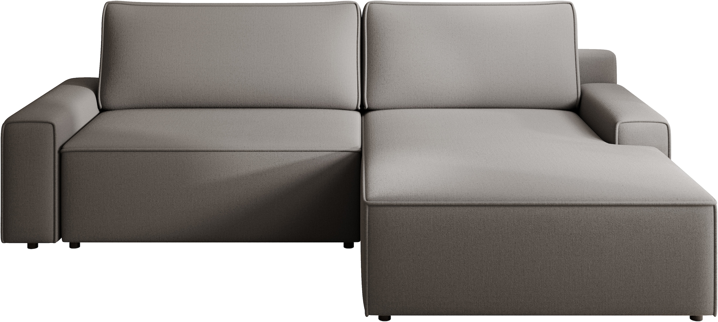 TRENDMANUFAKTUR Ecksofa »Challenge, Schlafsofa mit Bettkasten, Couch in L-Form, Breite 245 cm«, Recamiere beidseitig montierbar, auch in trendigem Cordstoff