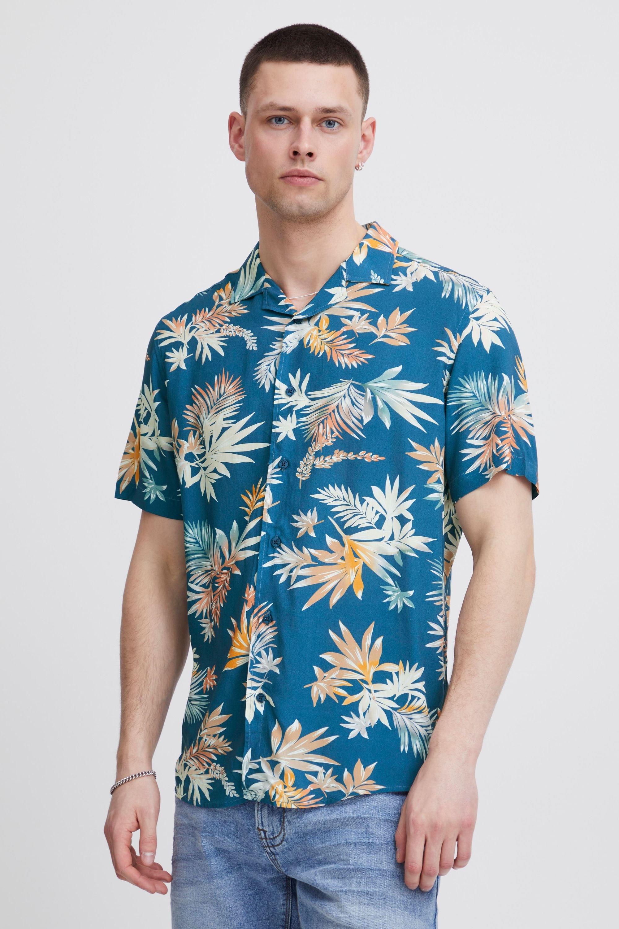 Indicode Kurzarmshirt »Kurzarmhemd IDMariol«