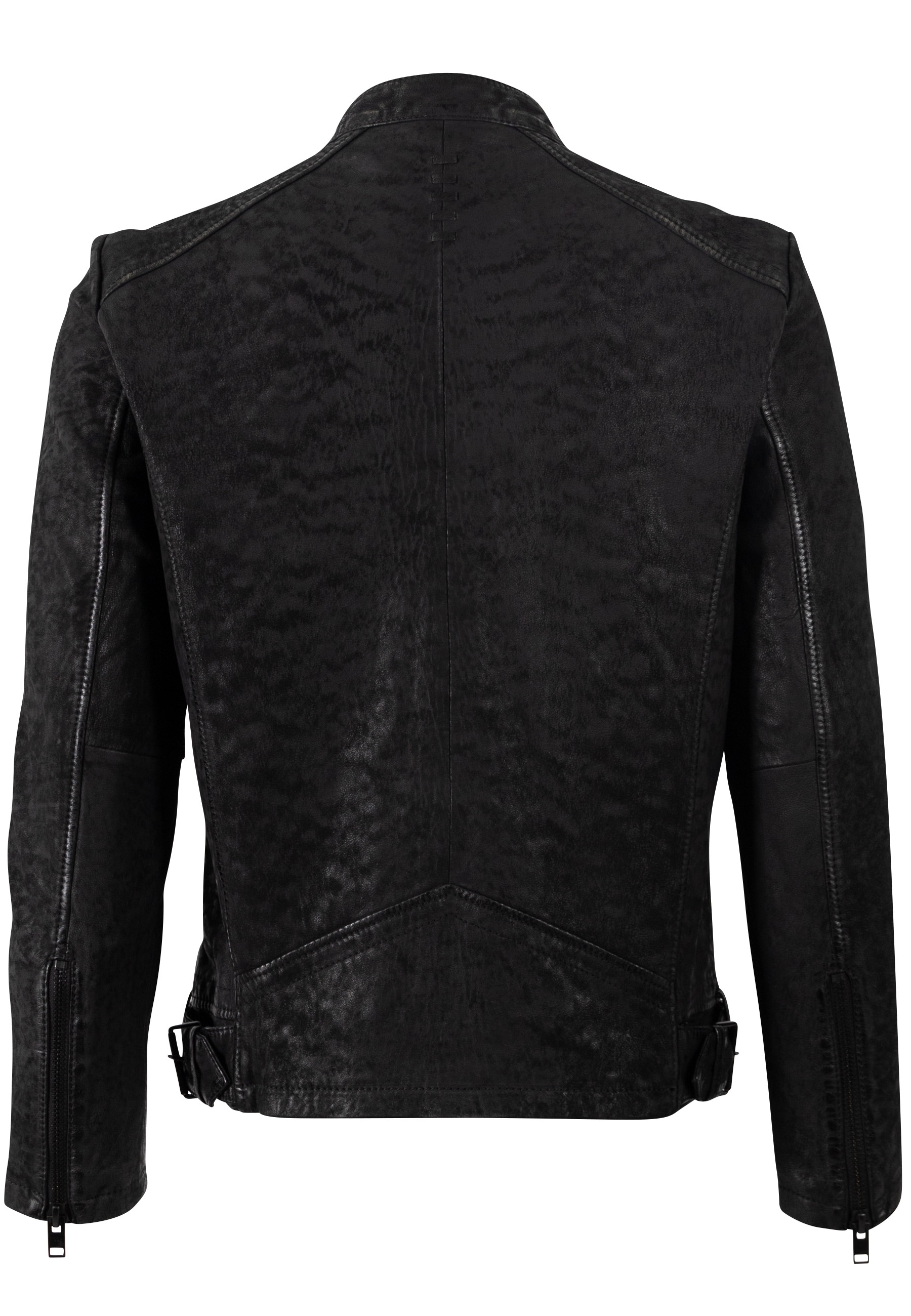 Mauritius Lederjacke »MMTaibo SF« mit Stehkragen und Drucker