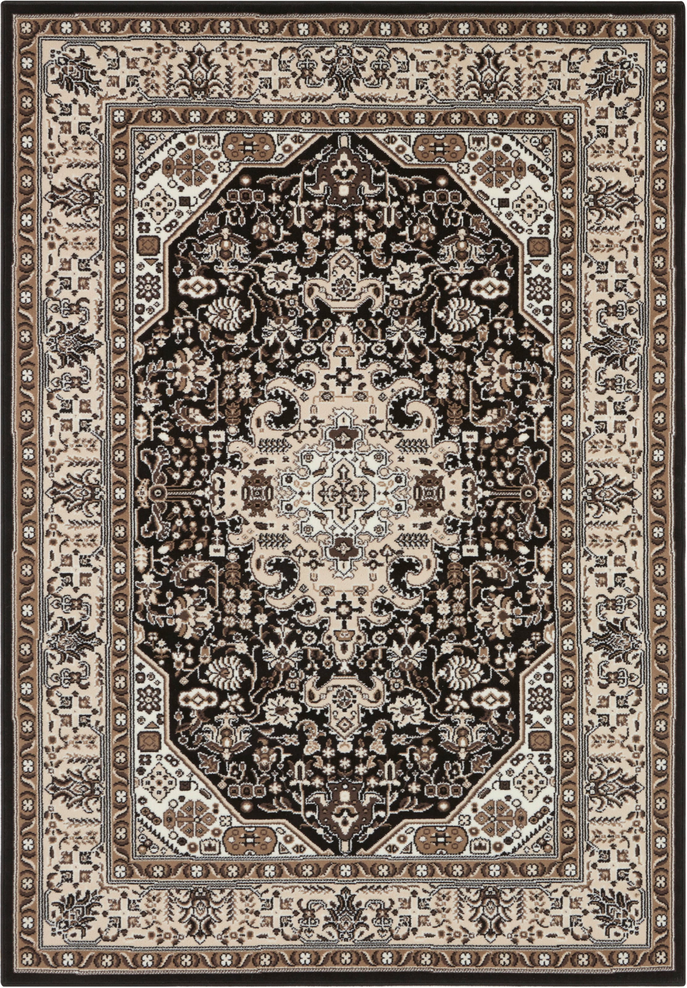 OTTO kaufen Teppich Teppich, »Skazar Kurzflor, Flur rechteckig, Vintage, Isfahan«, Wohnzimmer, bei Esszimmer, Orient, NOURISTAN