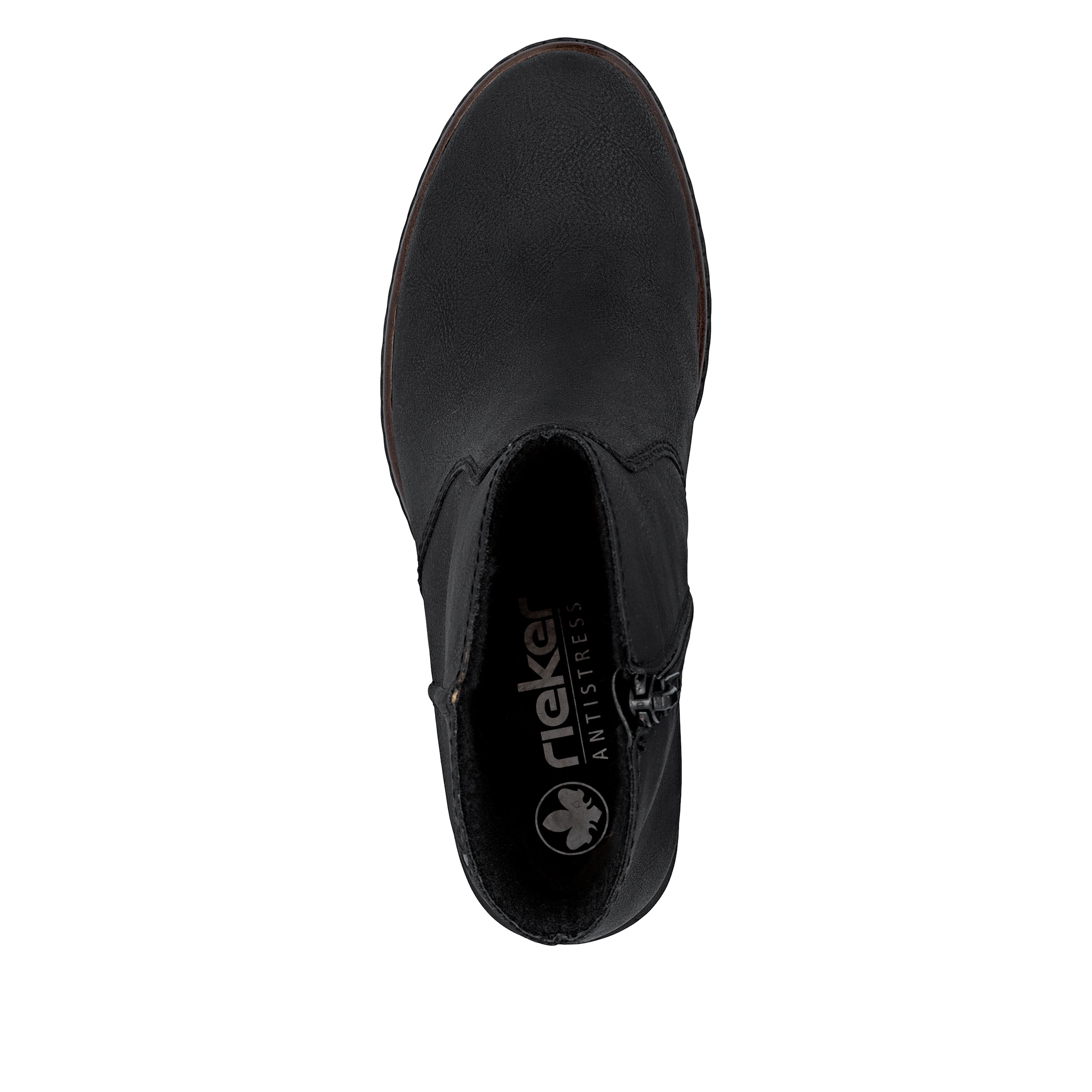 Rieker Ankleboots, Stiefelette, Plateauboots, Blockabsatz, in eleganter Optik