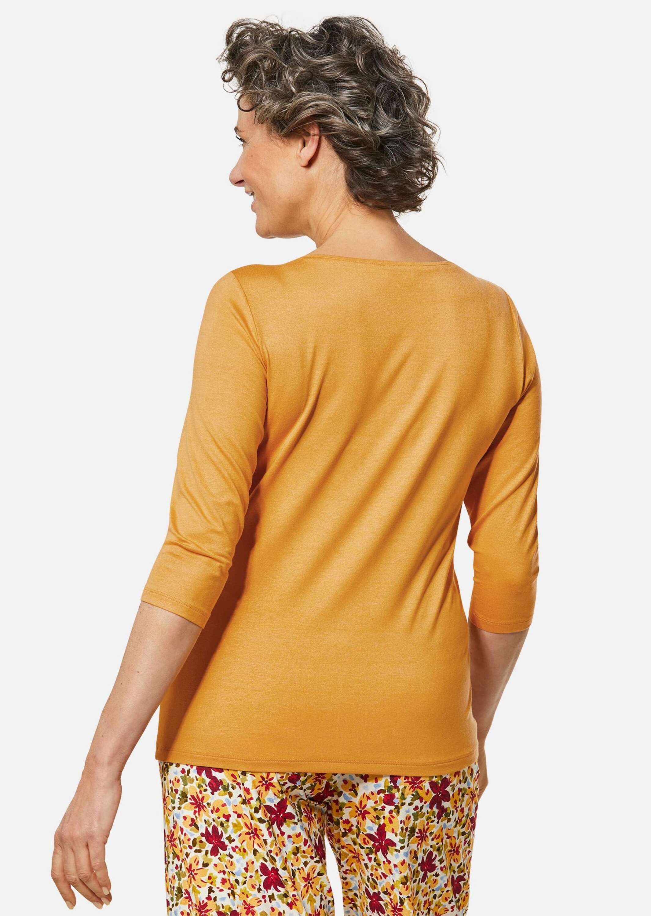 GOLDNER 3/4-Arm-Shirt »Trageangenehmes Viskoseshirt mit Elasthan«