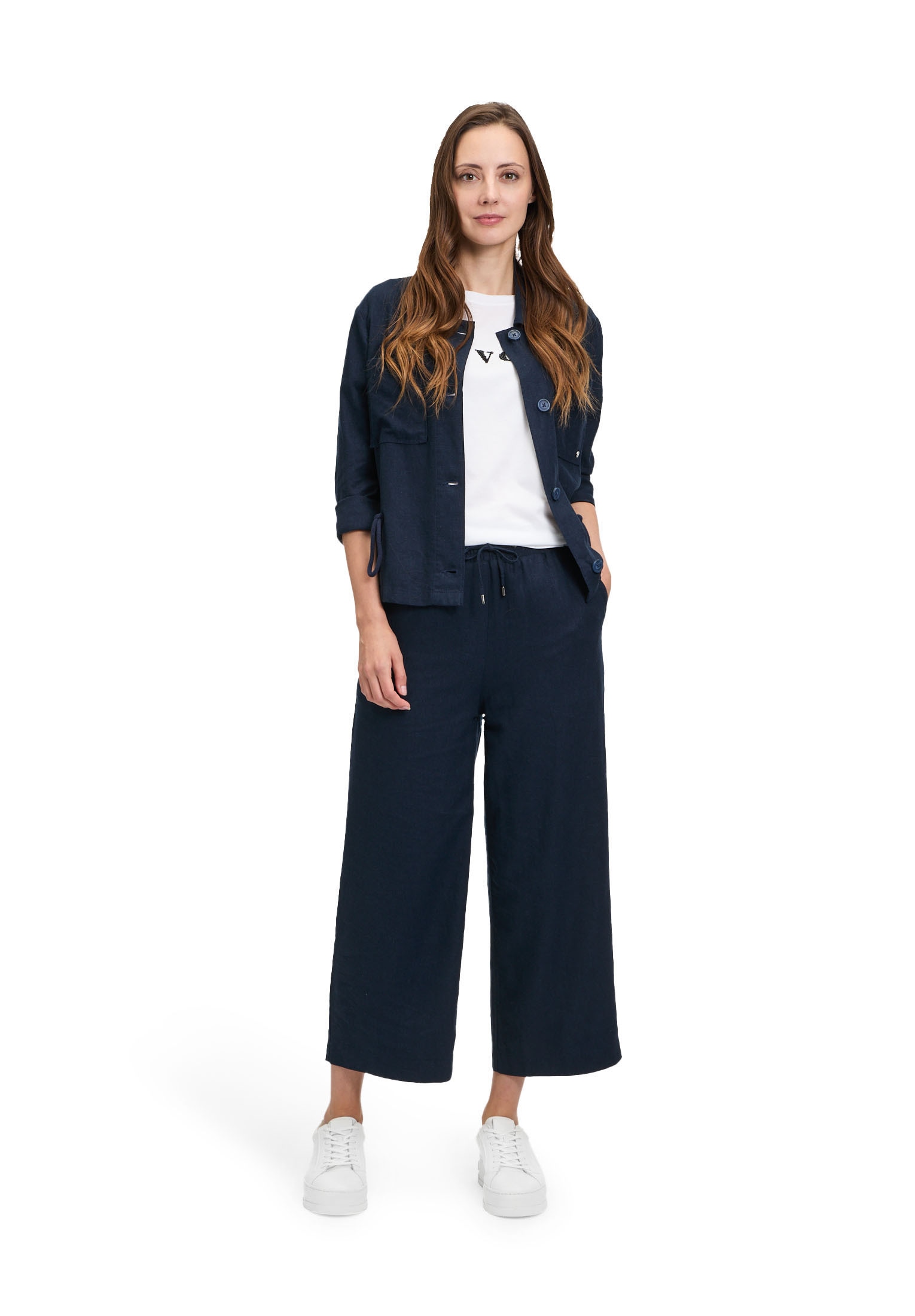 Betty&Co T-Shirt »Casual-Shirt mit Stickerei«