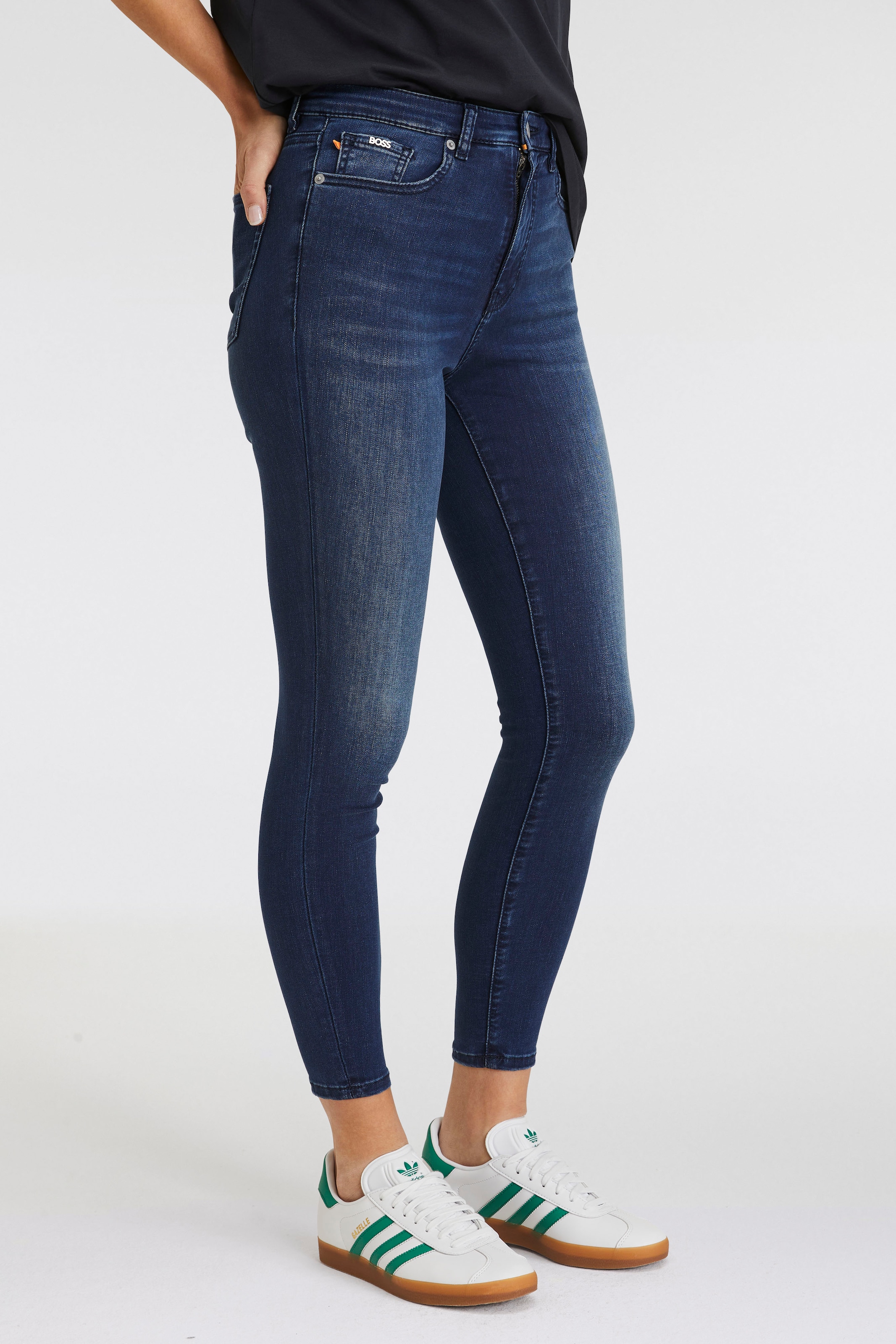 Slim-fit-Jeans »MAYE SUP S C HR BC Premium Damenmode«, mit schmalem Bein