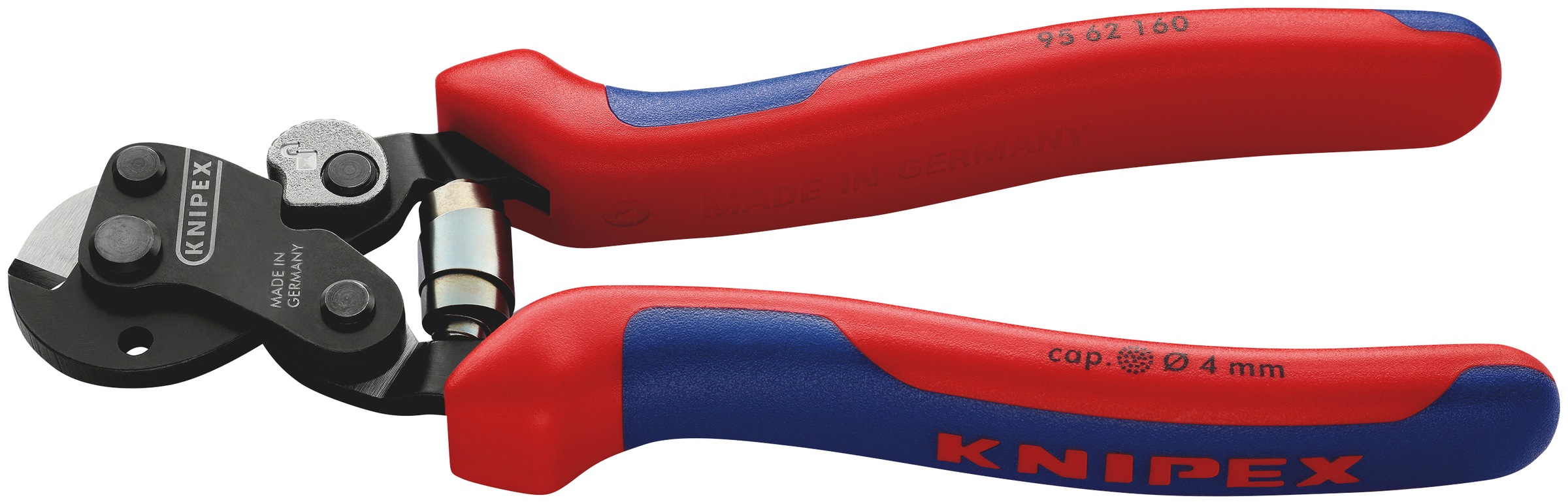 Knipex Drahtseilschere, mit Mehrkomponenten-Hüllen