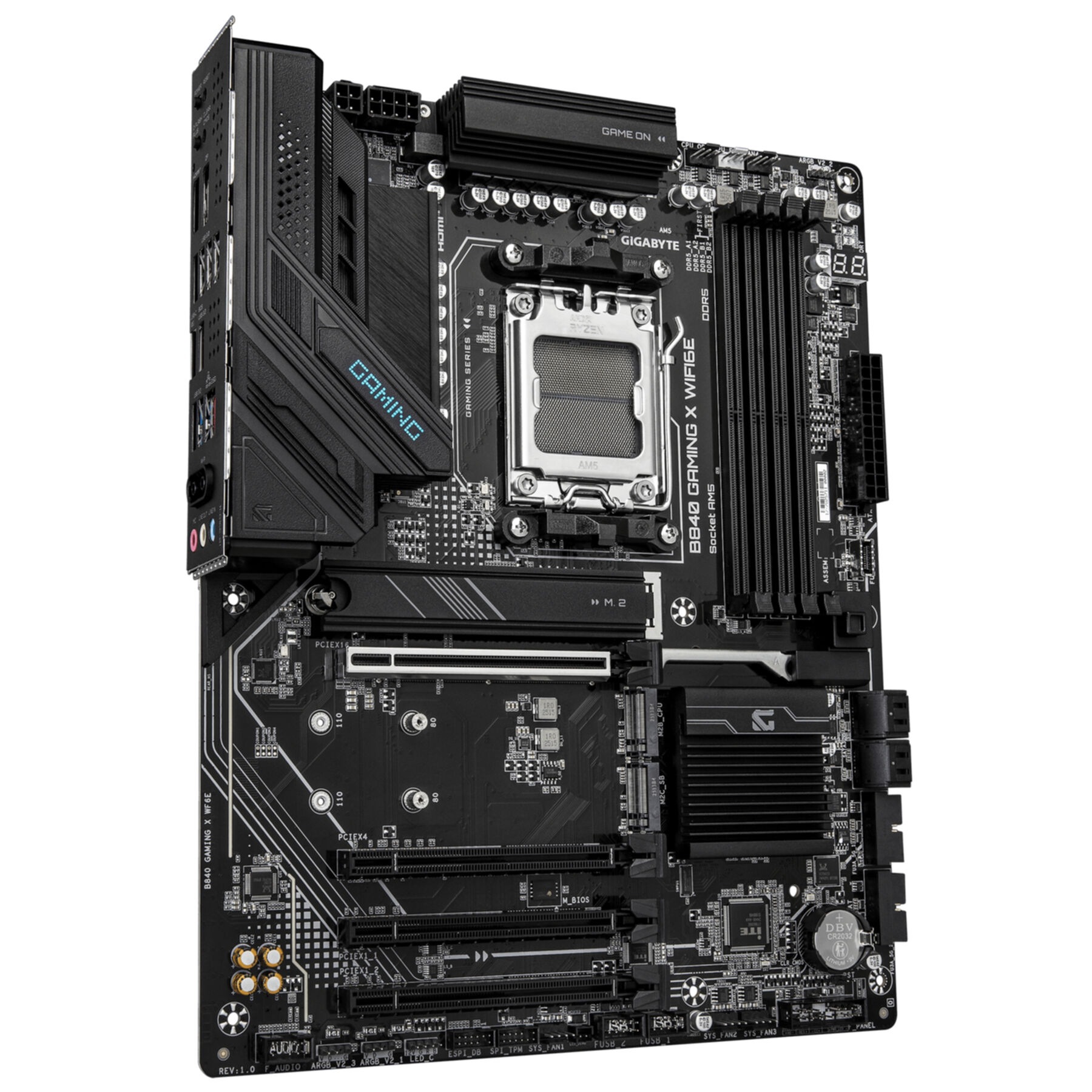 Gigabyte Mainboard »B840 GAMING X WIFI6E Mainboard - AMD Ryzen 9000 Prozessoren, 12+2+2 Ph«