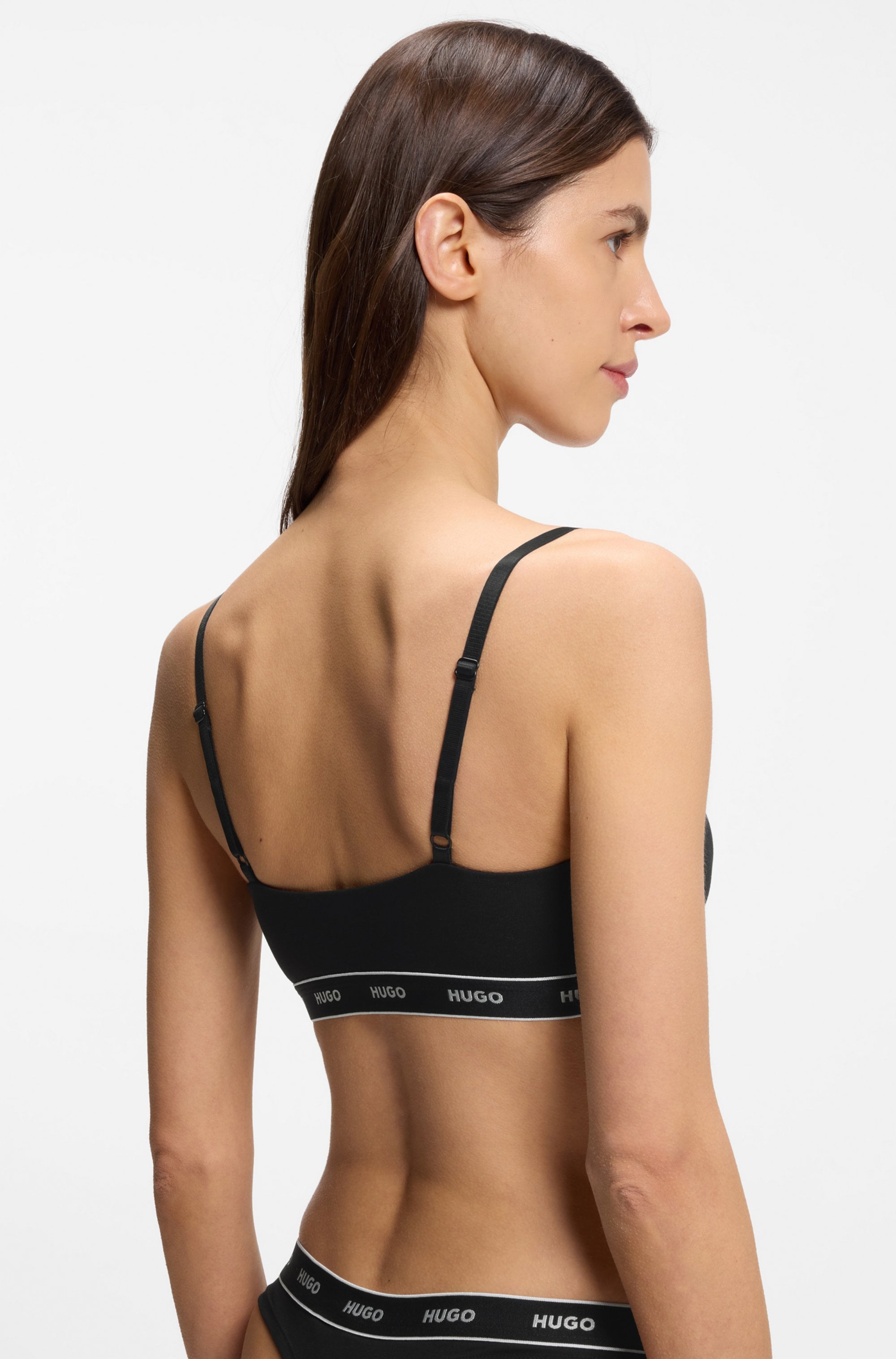 HUGO Underwear Bralette »TWIN BRALETTE DESIGN« 2 ohne Verschluss, ohne Polsterung