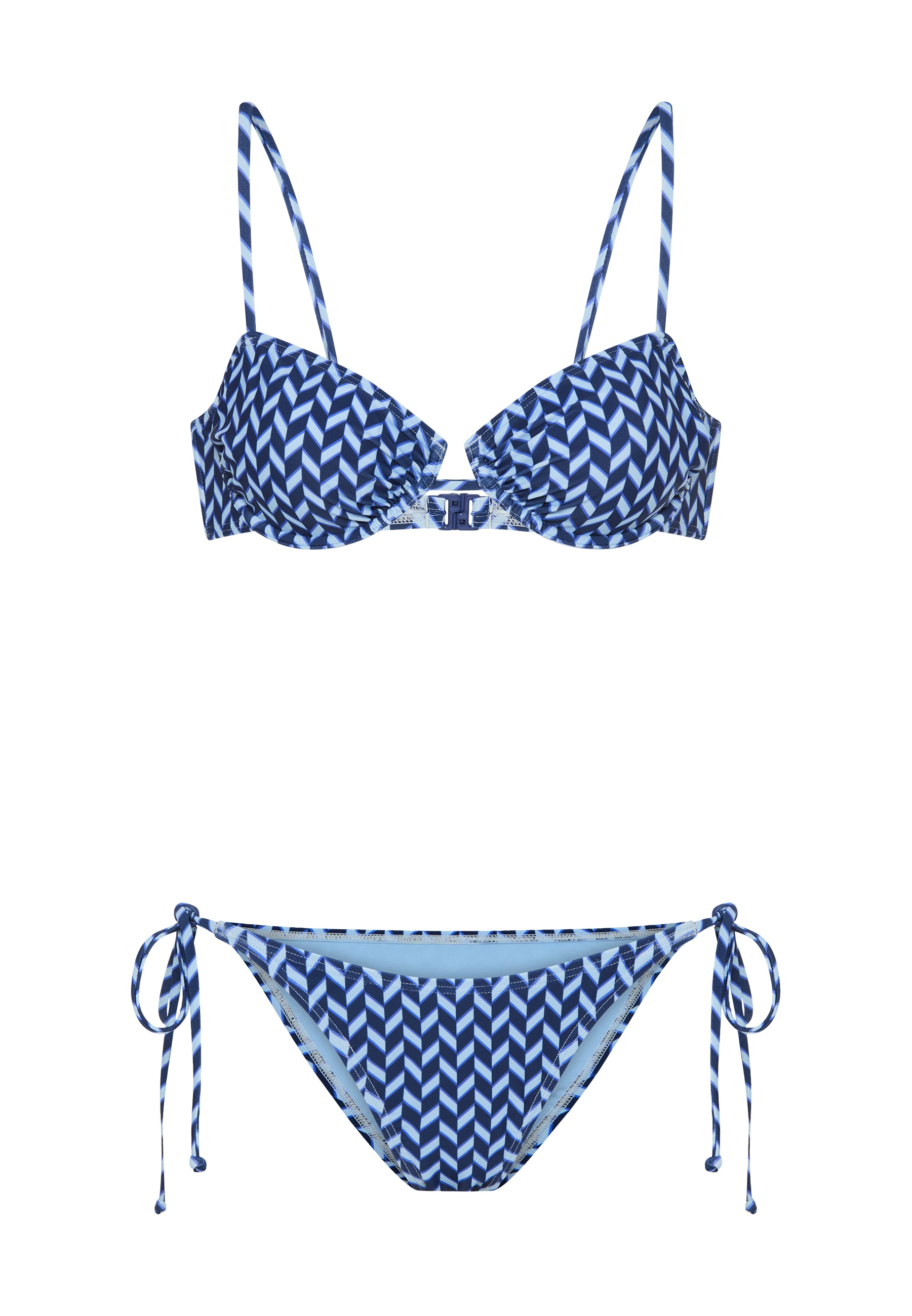 LSCN by LASCANA Bügel-Bikini mit grafischem Allover-Print