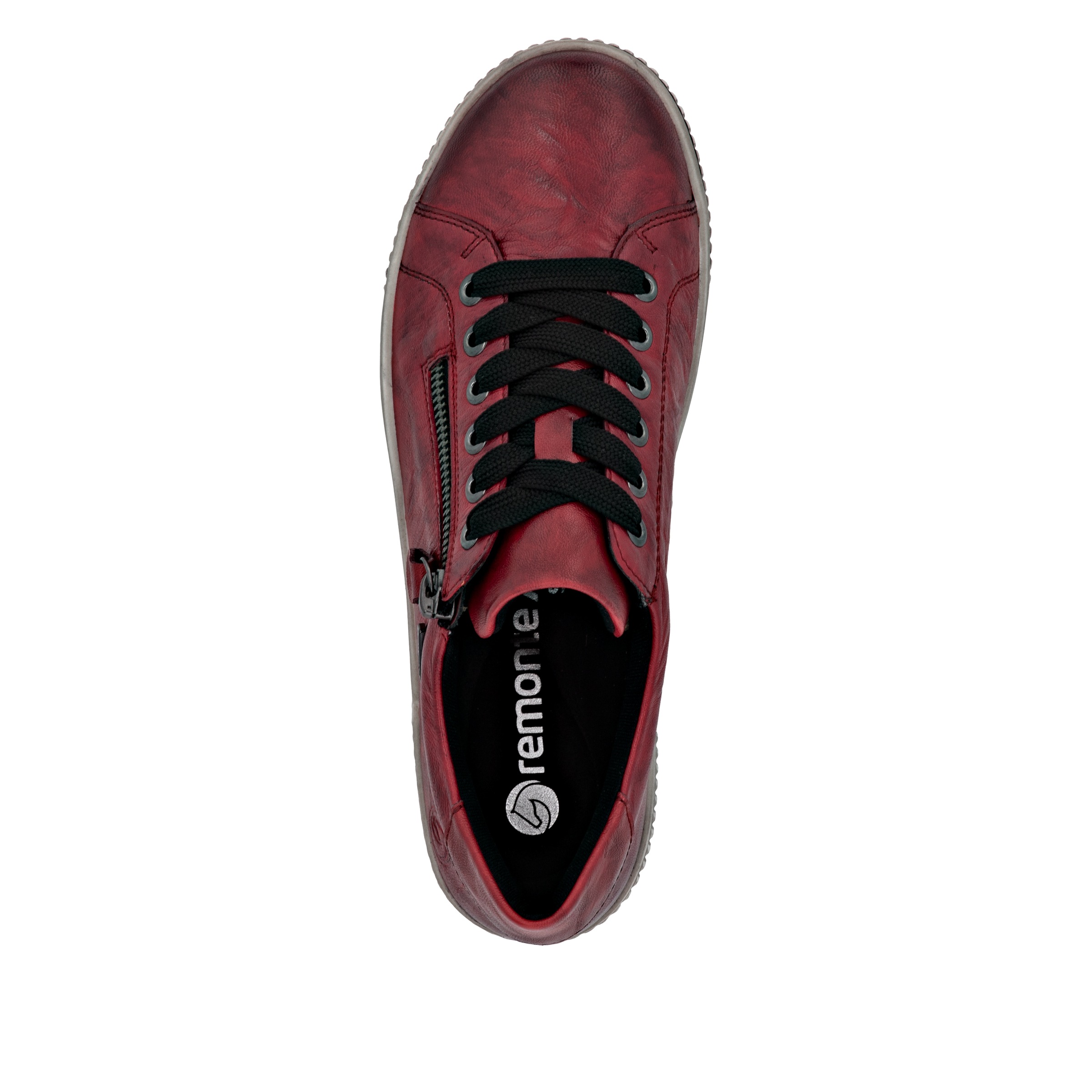 Remonte Plateausneaker, Freizeitschuh, Halbschuh, Schnürschuh mit Außenreißverschluss