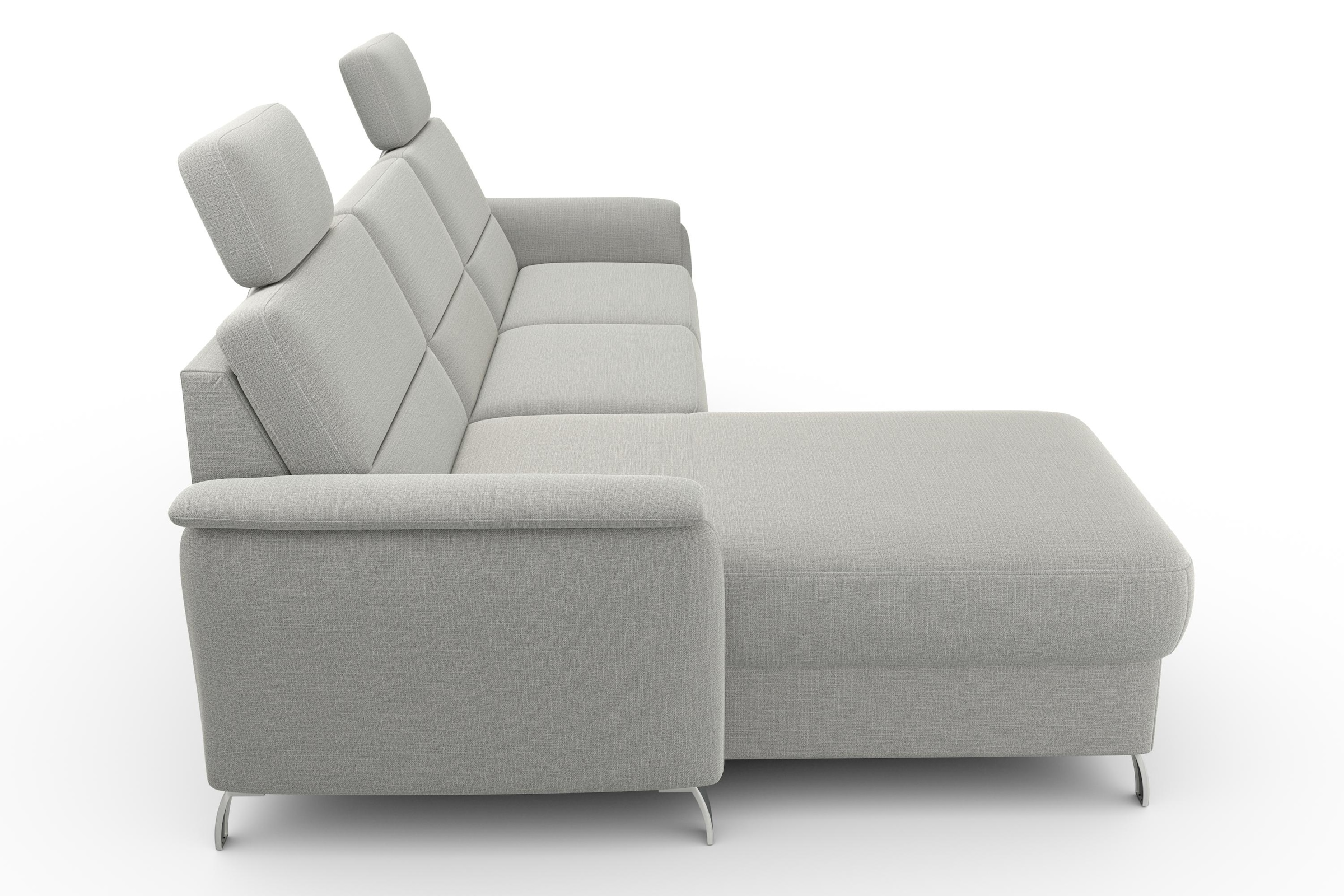 sit&more Ecksofa »Palmera L-Form«, Federkern, wahlweise mit Bettfunktion und mit/ohne Stauraum