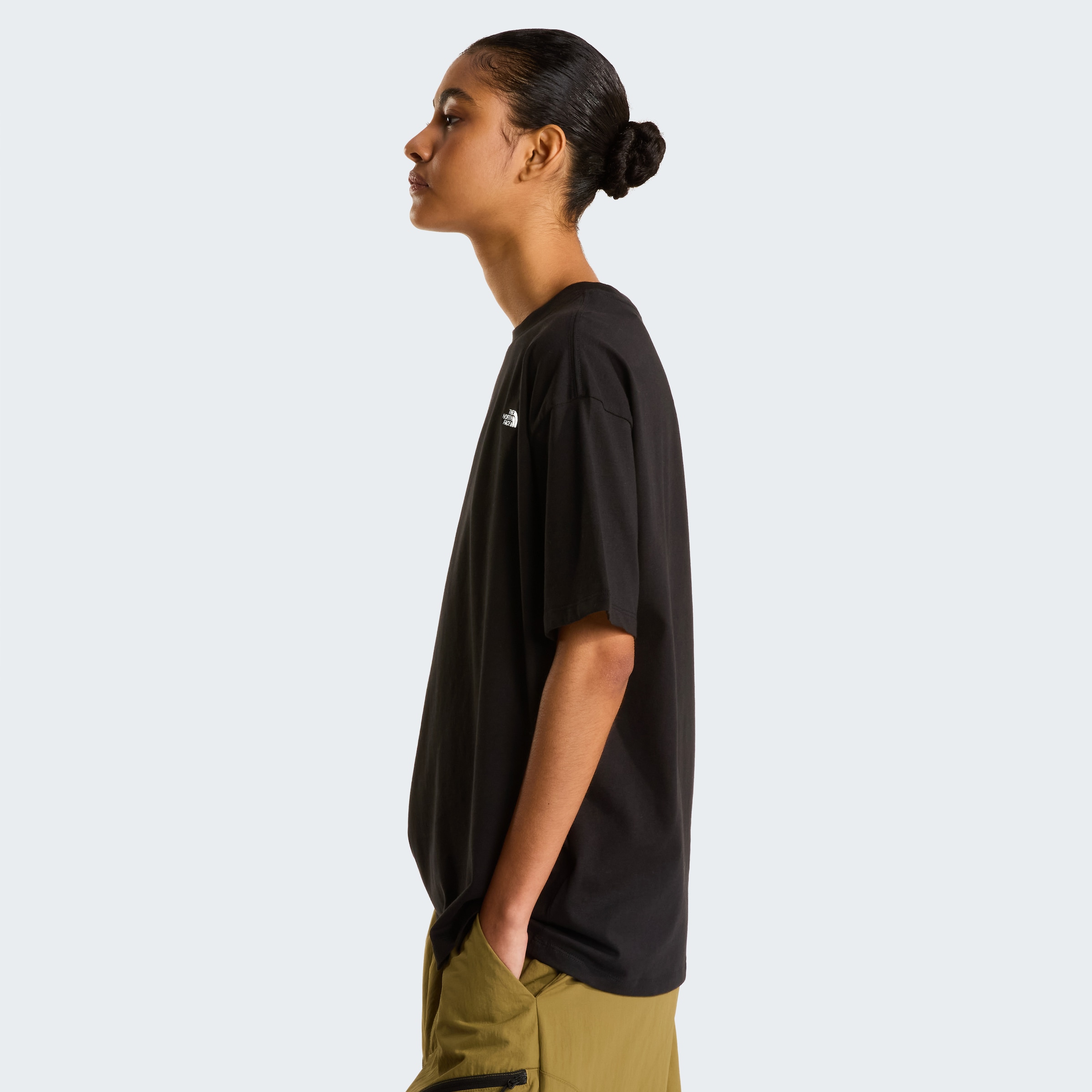 The North Face T-Shirt »W TNF ESSENTIAL SIMPLE DOME OS SS TEE« Oversized Passform, kurze Ärmel, für aktive Aktivitäten