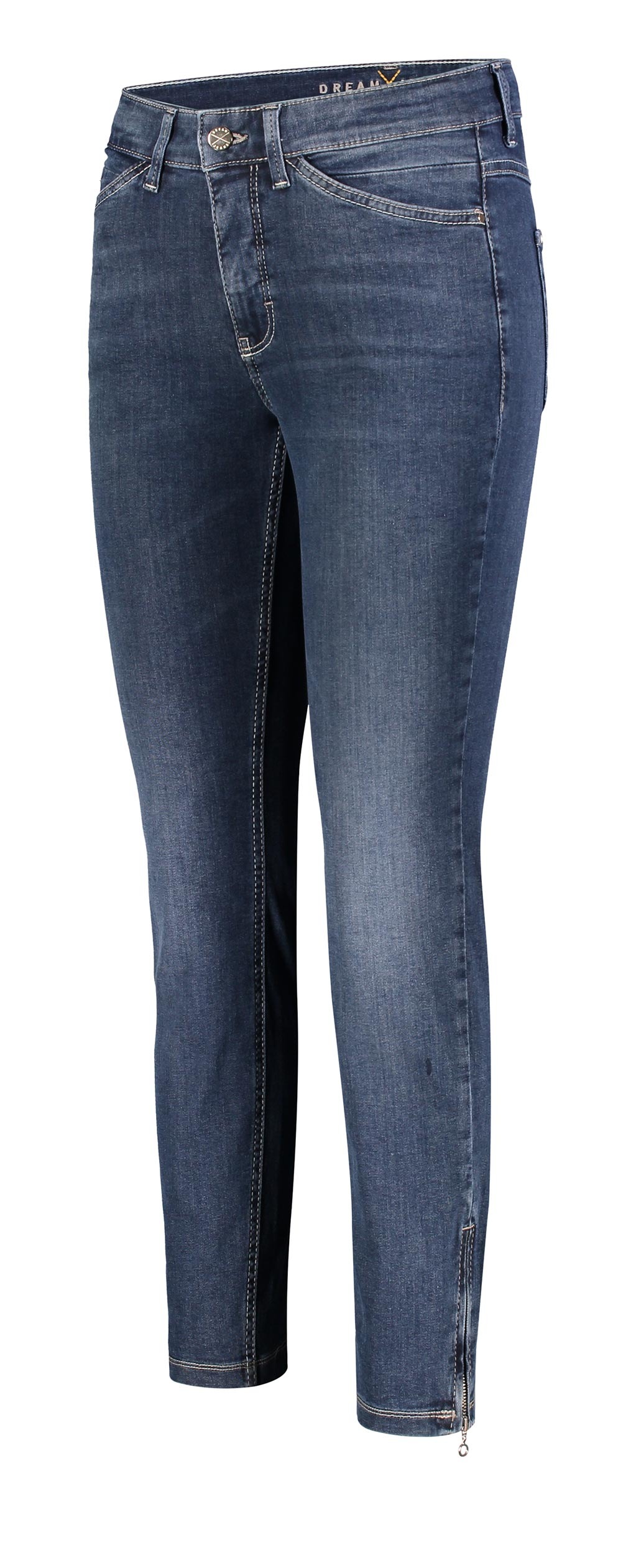 MAC 7/8-Jeans »Dream Chic«, verkürzte Form mit Reißverschluss